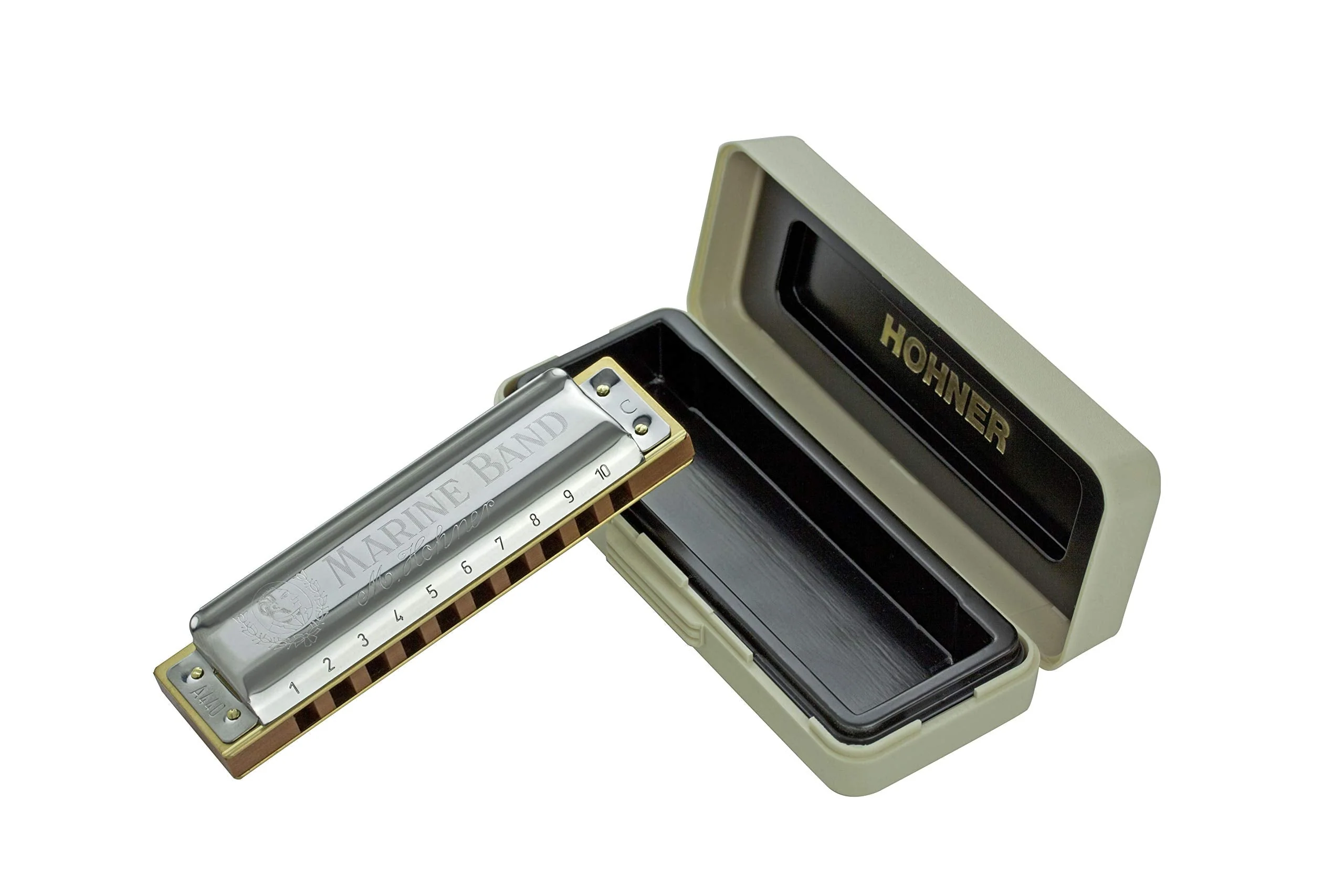 Hohner Marine Band 1896 Diatonic Harmonica Silver - Image 2