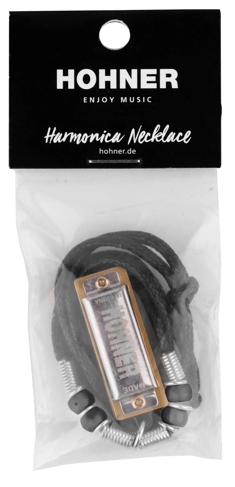 HOHNER Mini Harmonica Necklace Black black (black 19-3911tcx) - Image 12
