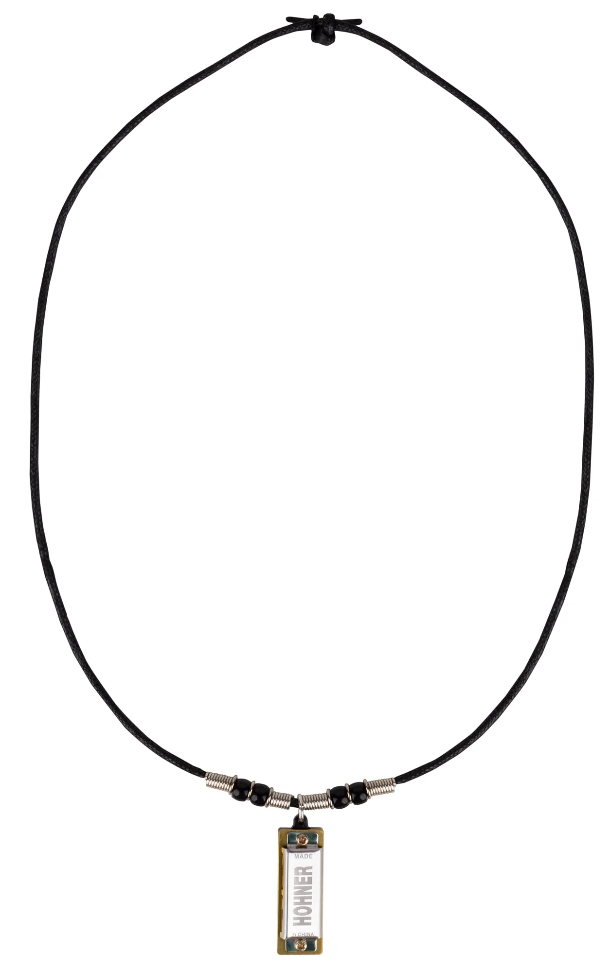 HOHNER Mini Harmonica Necklace Black black (black 19-3911tcx) - Image 3