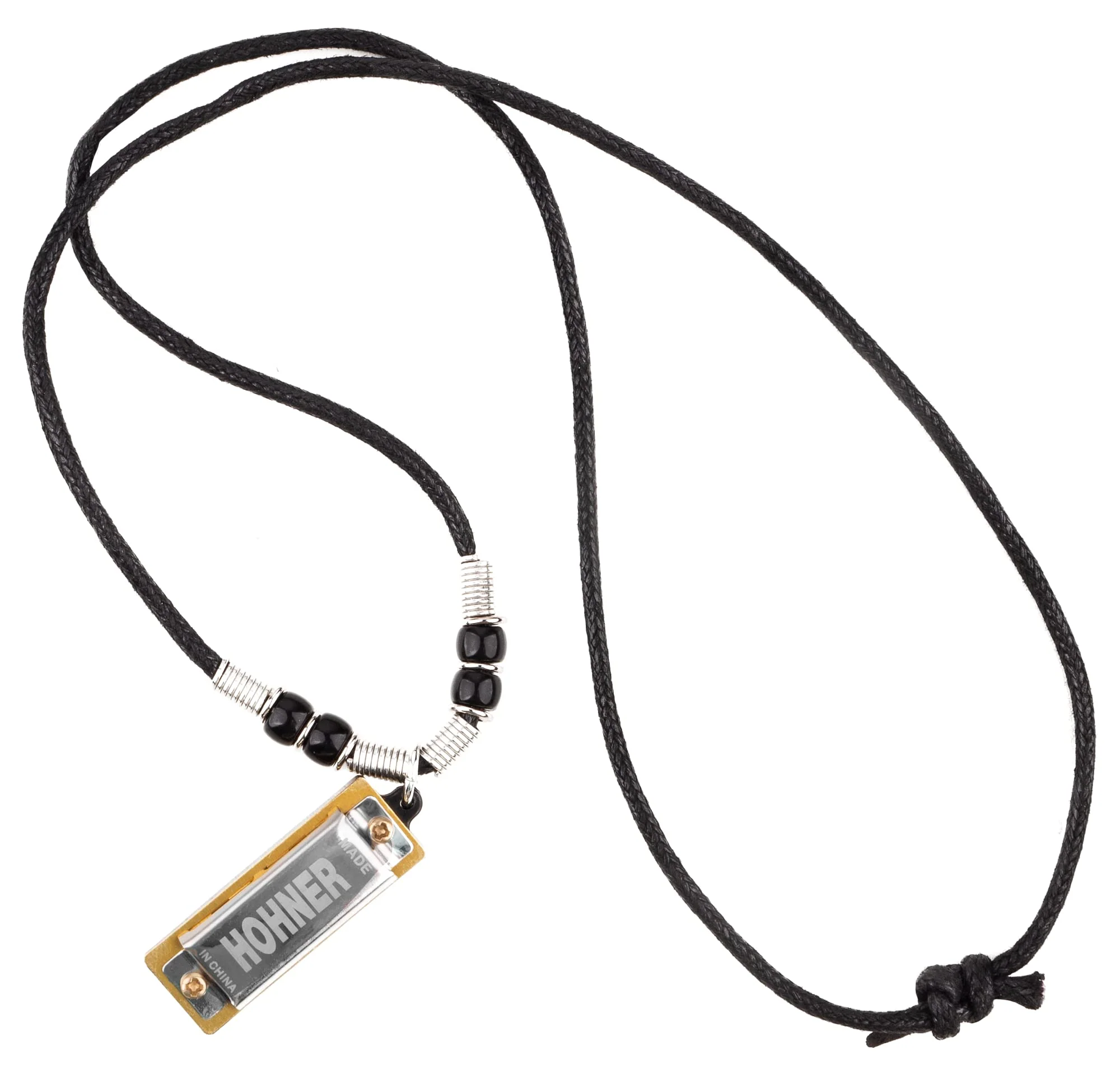 HOHNER Mini Harmonica Necklace Black black (black 19-3911tcx) - Image 4