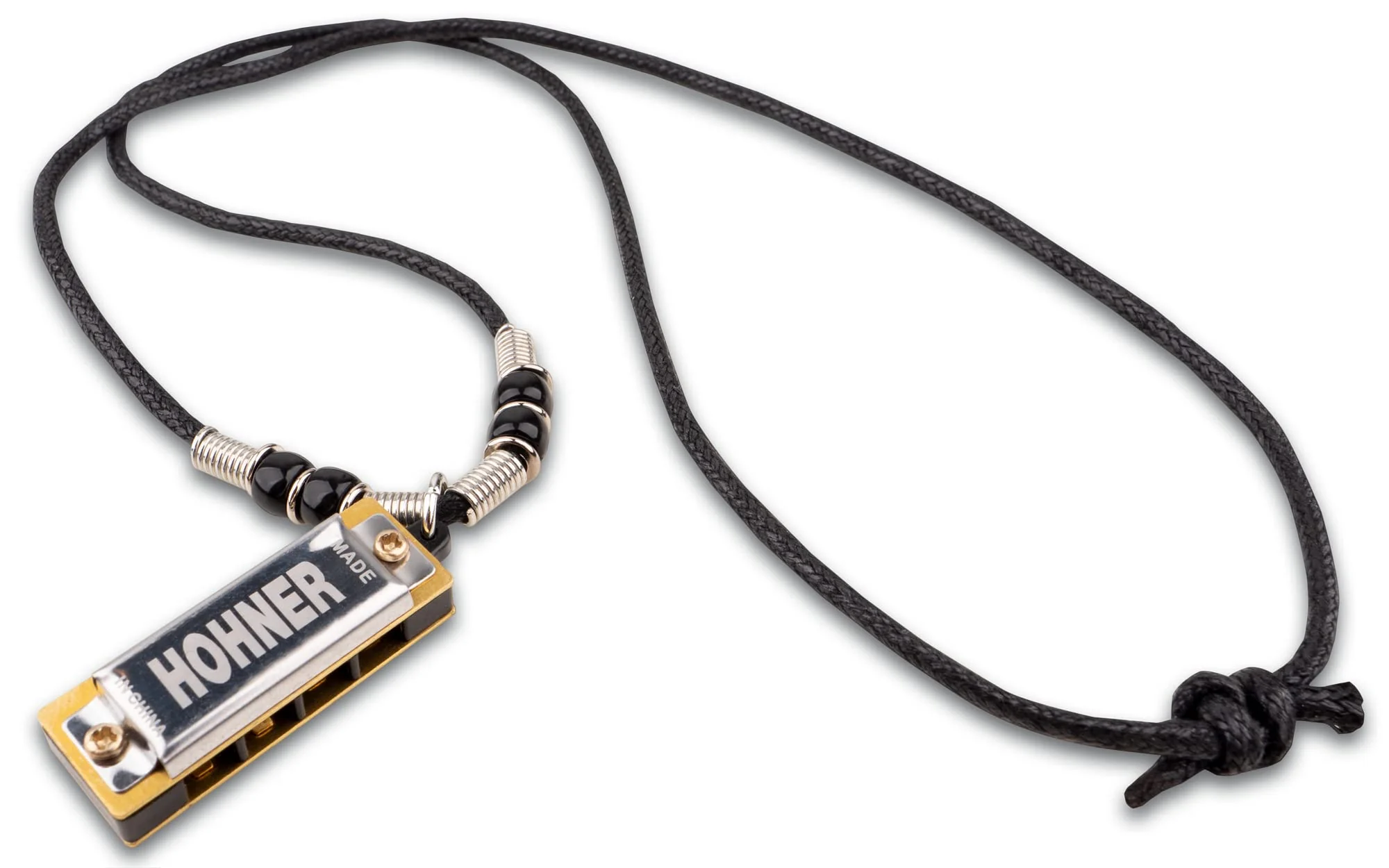 HOHNER Mini Harmonica Necklace Black black (black 19-3911tcx) - Image 5