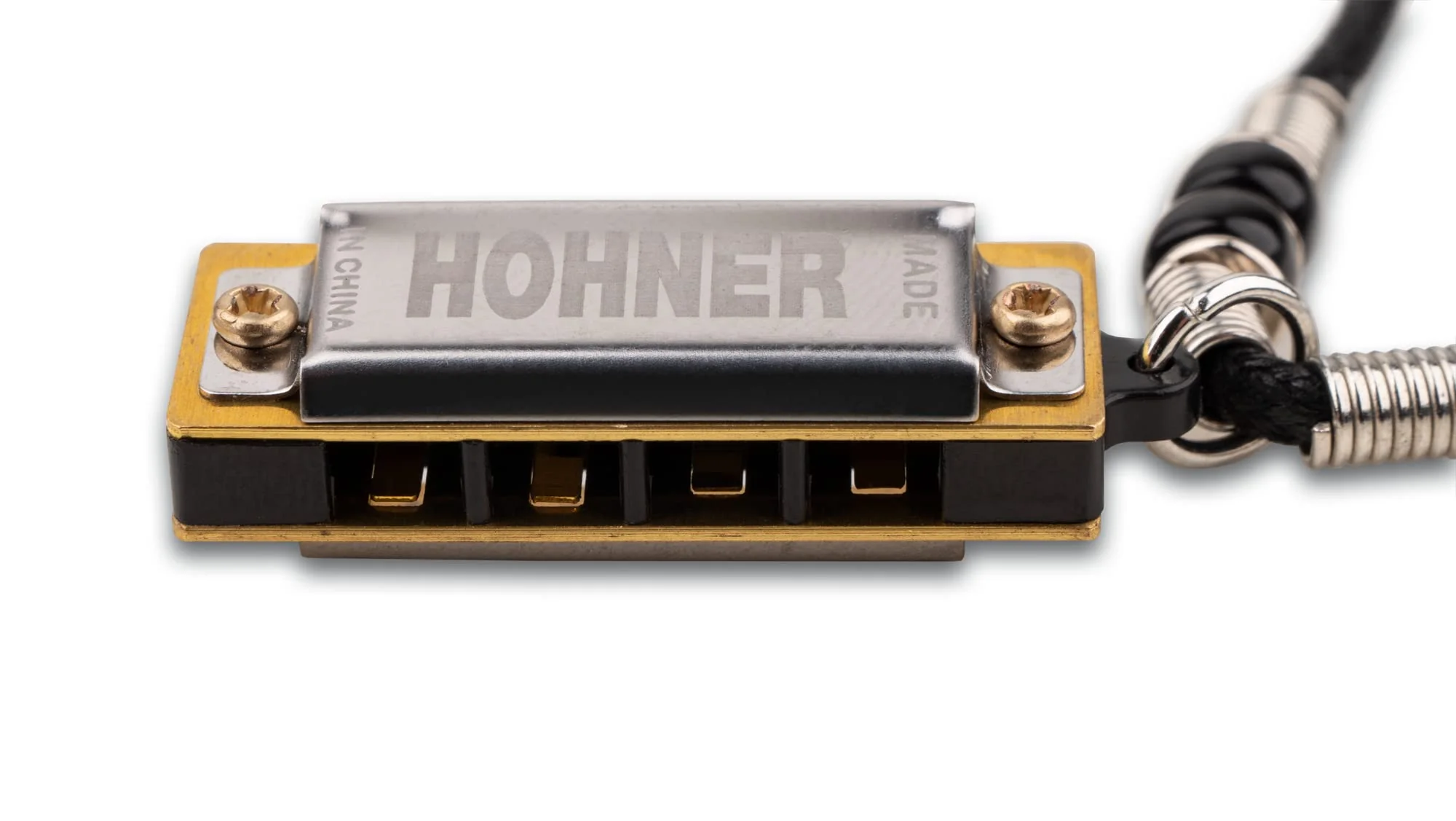 HOHNER Mini Harmonica Necklace Black black (black 19-3911tcx) - Image 8