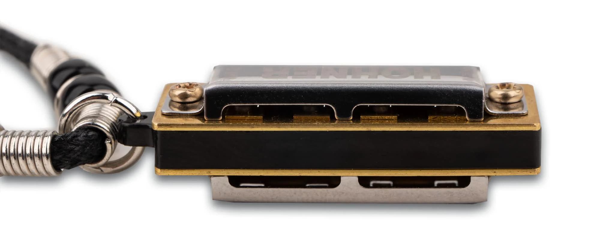 HOHNER Mini Harmonica Necklace Black black (black 19-3911tcx) - Image 9