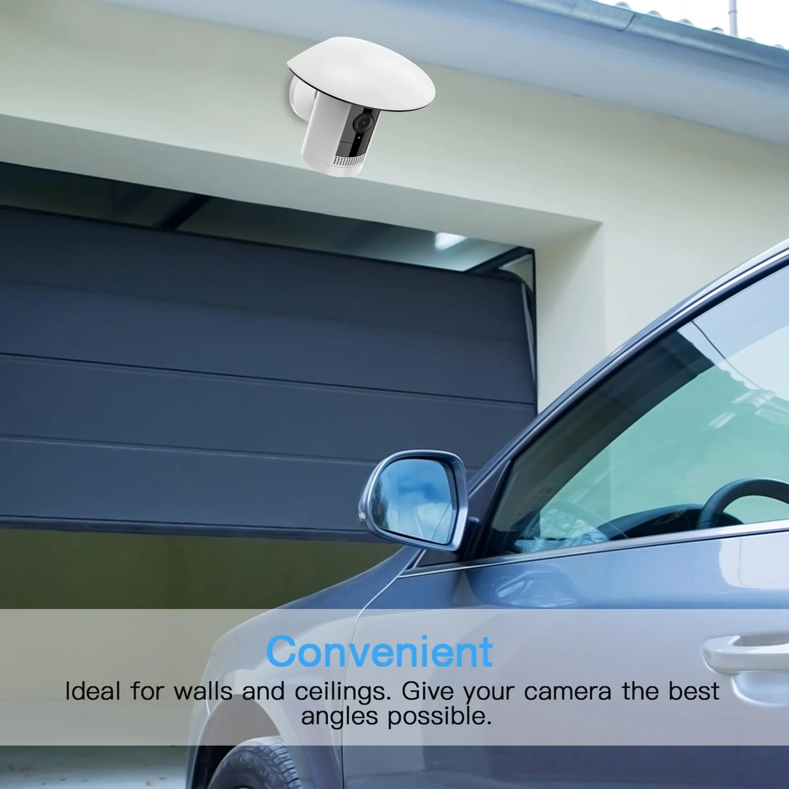HOLACA Sun Rain Shade Camera Cover for Stick Up Cam, Camera Shield for Resistant UV White - Image 7