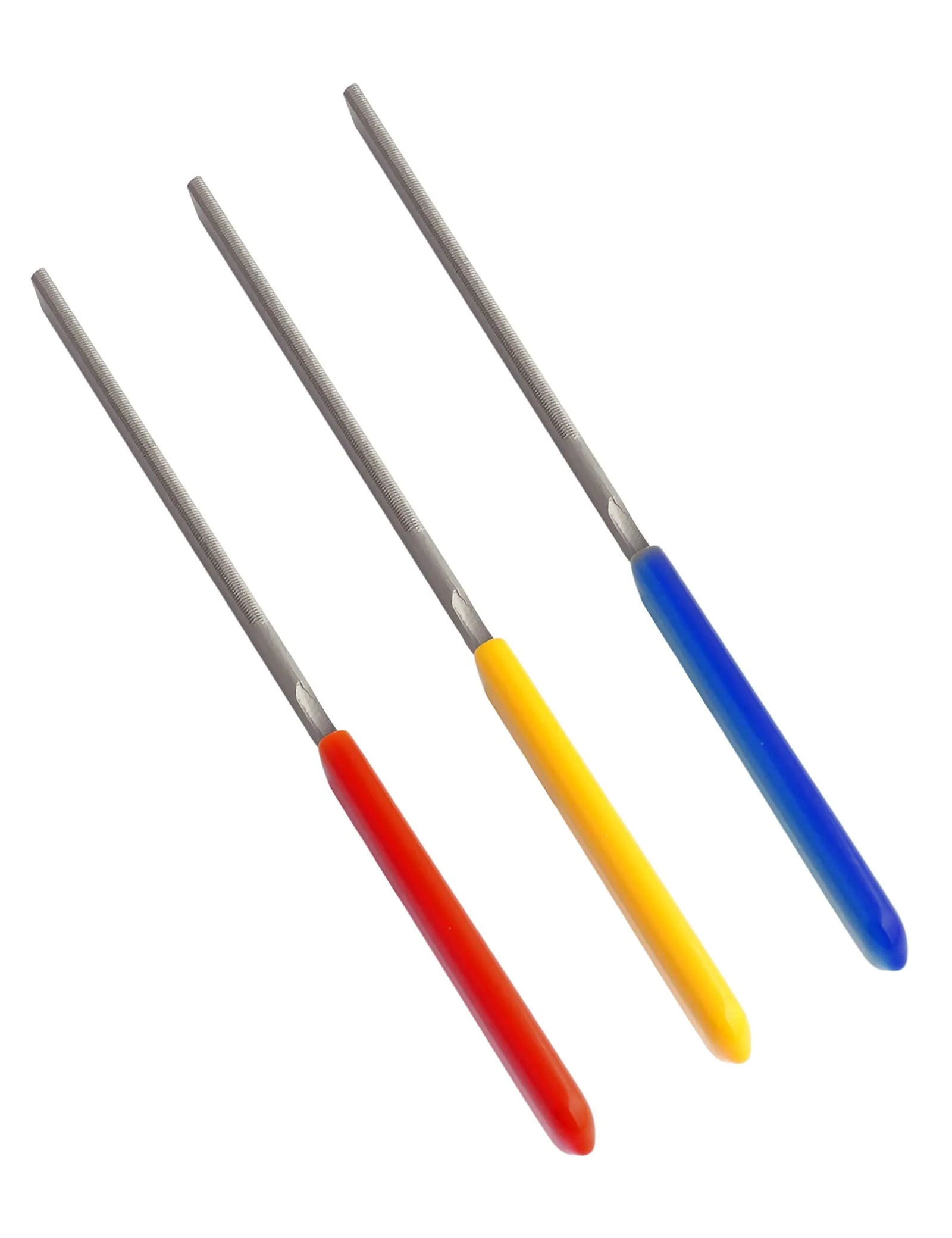 Holmer Bass Guitar Nut Files Double Edge Nut Slotting Files Set Fret Crowning Files Luthier Tools for P Bass Jazz Bass Guitar Set of 3Pcs. - Image 3