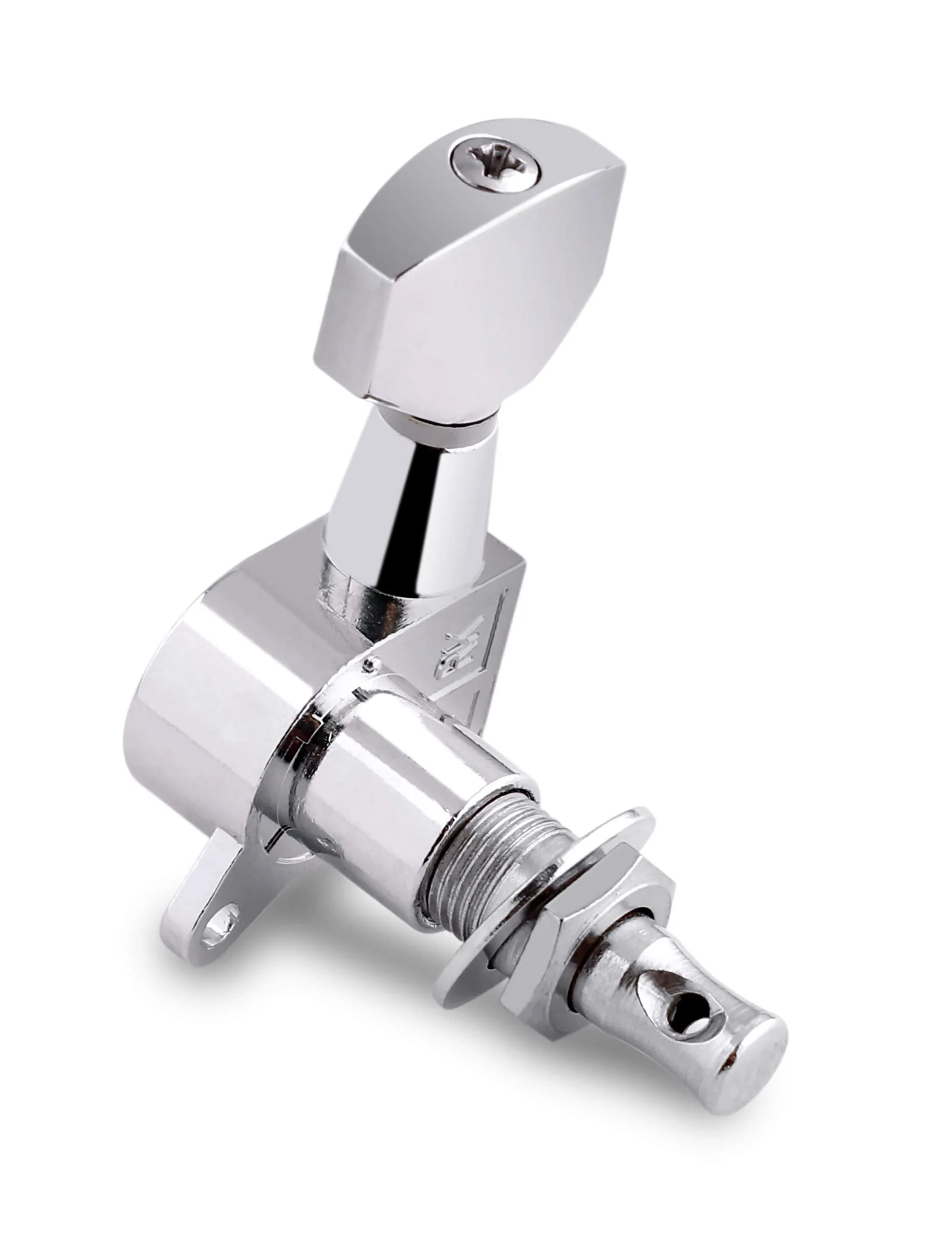 Holmer Sealed String Tuning Pegs Tuning Machines Grover Machine Heads Tuners Tuning Keys 3 Left 3 Right for Acoustic Guitar or Electric Guitar Chrome. - Image 5