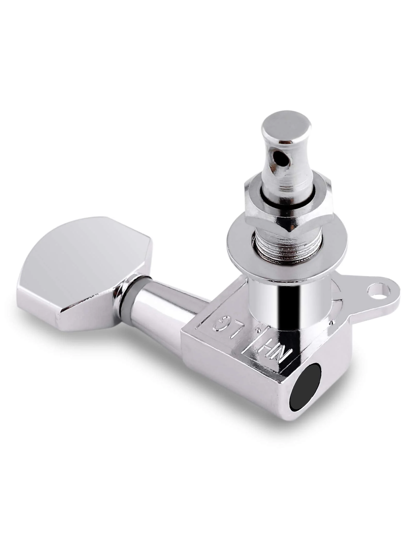 Holmer Sealed String Tuning Pegs Tuning Machines Grover Machine Heads Tuners Tuning Keys 3 Left 3 Right for Acoustic Guitar or Electric Guitar Chrome. - Image 8