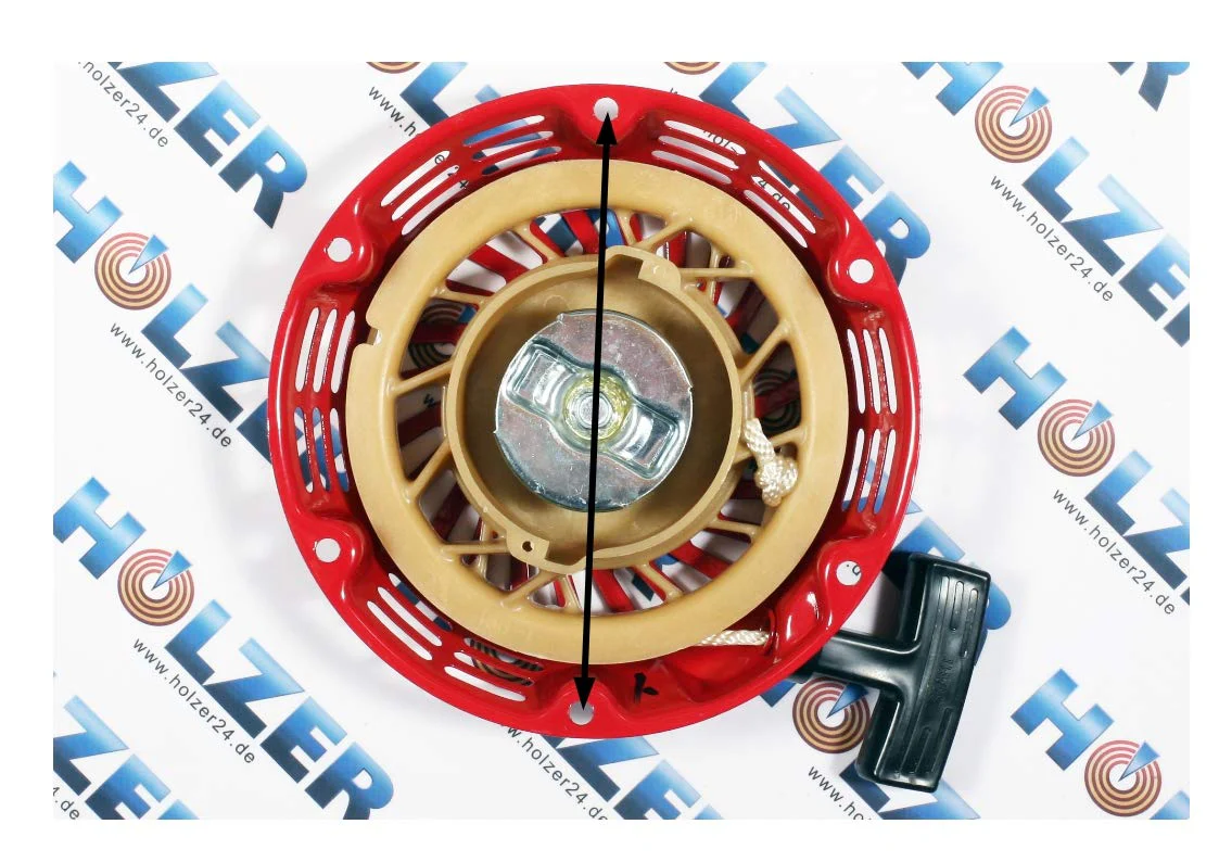 HOLZER Pull Starter for 5.5 & 6.5 HP Petrol Engines and Power Generators/Red - Image 4