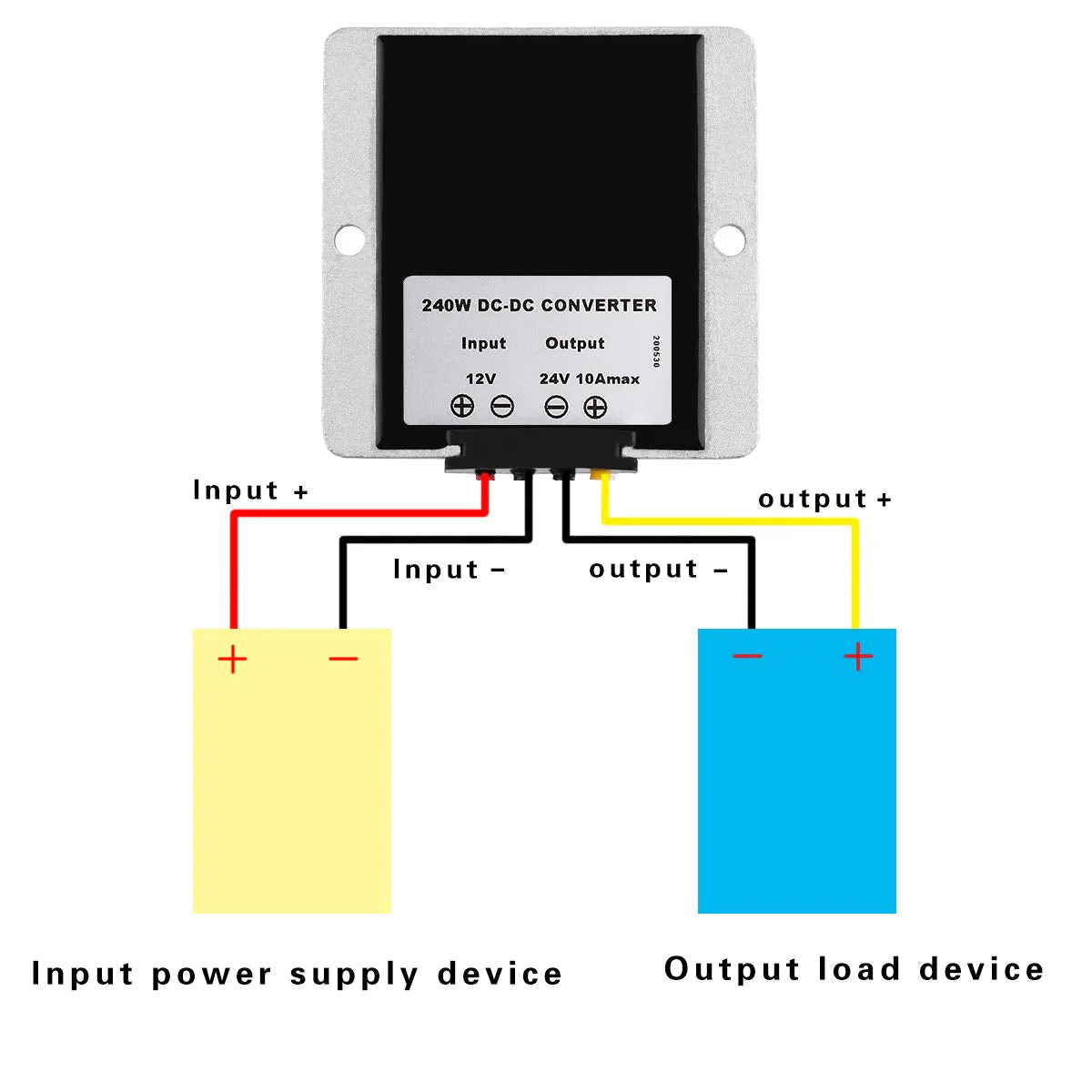 HOMELYLIFE DC DC 12V to 24V Voltage Converter 10A 240W Truck Converter Voltage Limiter Buck Voltage Reducer Converter Stepdown Power Supply Adapter for Car, Bus, Truck, Engine 12V to 24V 10A - Image 6