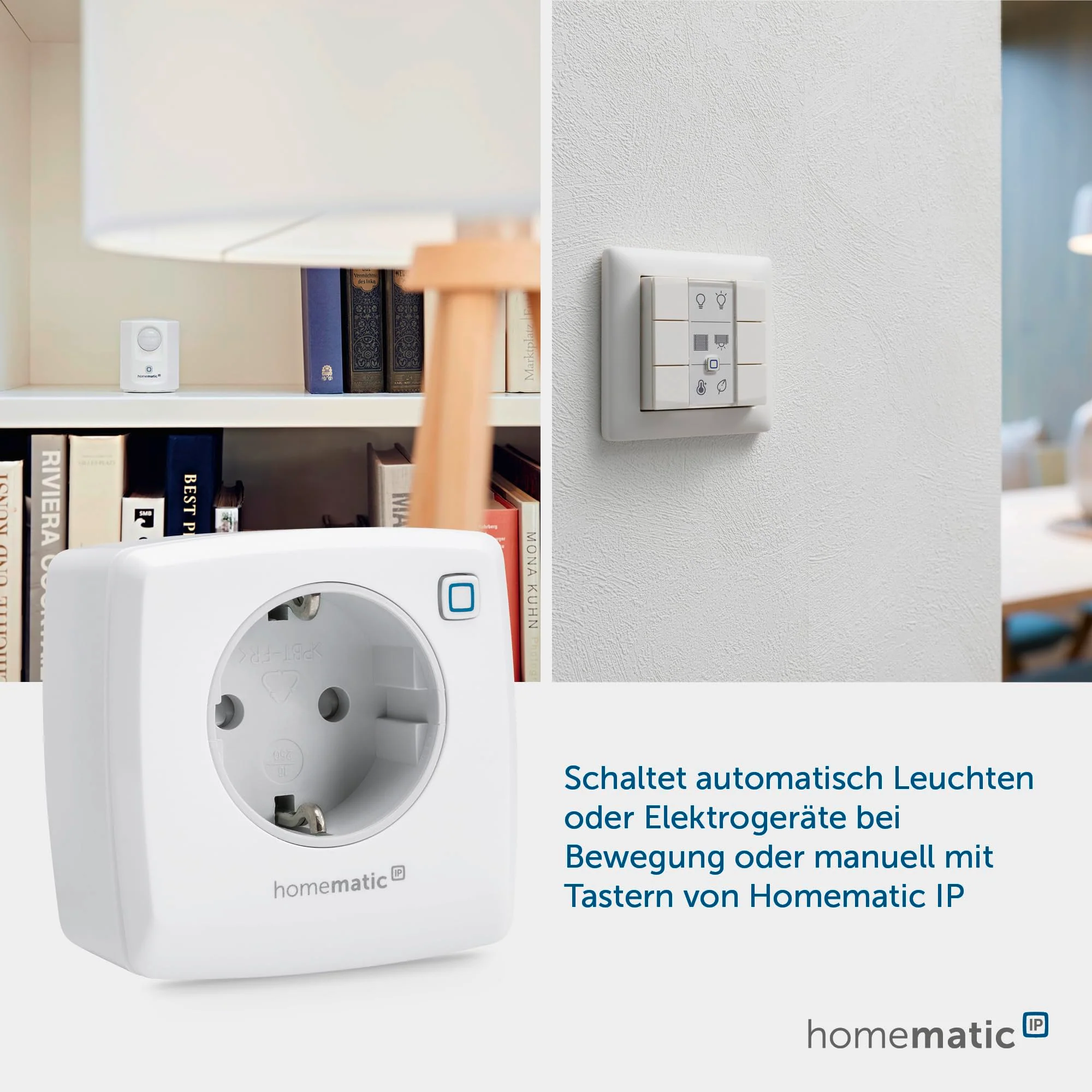 Homematic IP Smart Home Switch Socket, Digital Adapter Plug Controls Lights or Electrical Devices via the App, Alexa & Google Assistant, Energy Saving, 157338A0 Switch only - Image 8