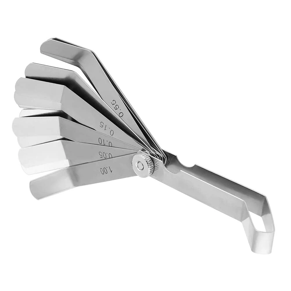 Honda Valve Adjustment Tool, Deosdum Metric Feeler Gauge Set, Stainless Steel, Curved Feeler Gauge Ruler, Welding Inspection Tool, 0.05 1.00mm Offset Feeler Gauge - Image 9