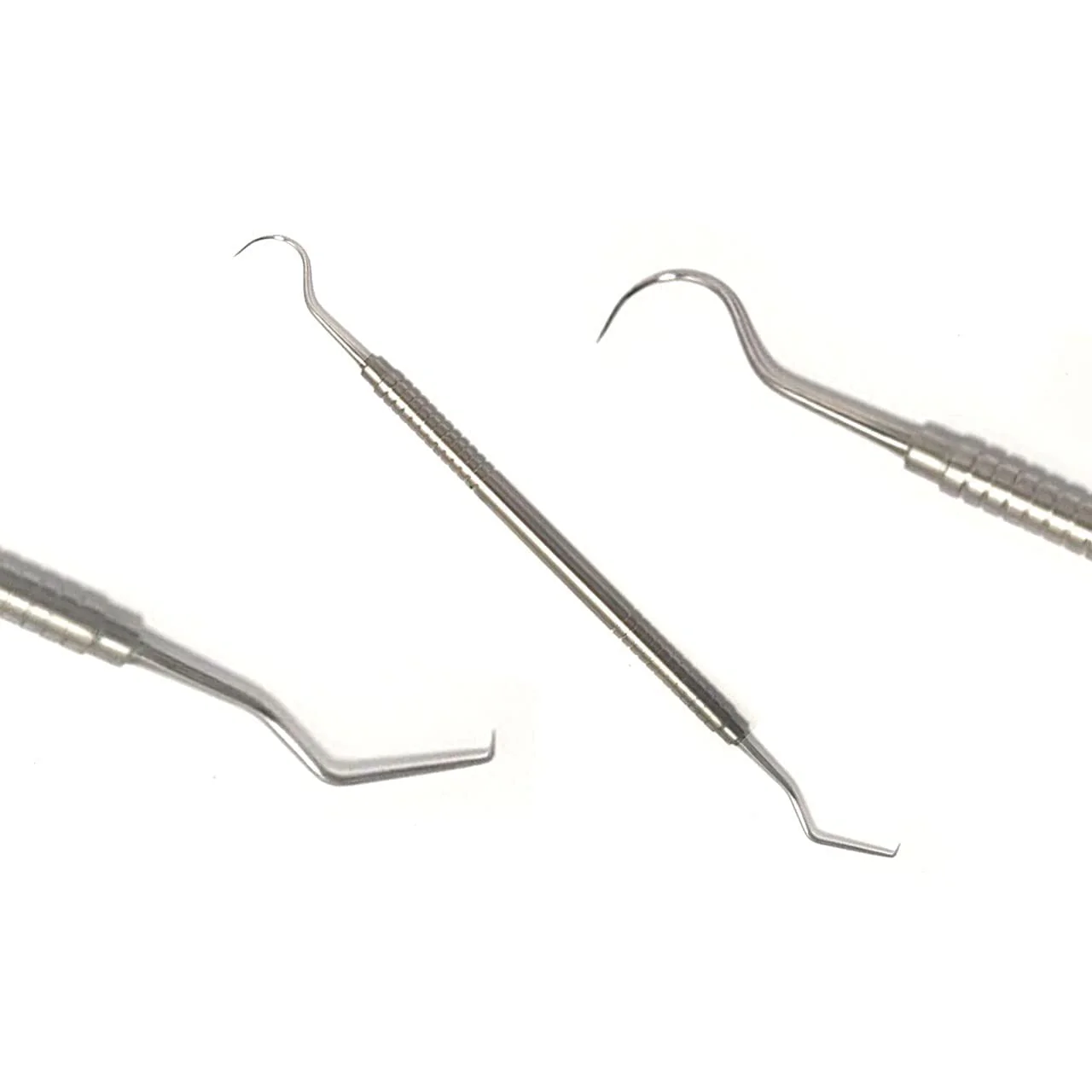 Hook Pick Double Ended Oral Hygiene Dental Explorer Stainless Steel Teeth Cleaning Oral Student Tool Tooth Picks Metal - Image 2