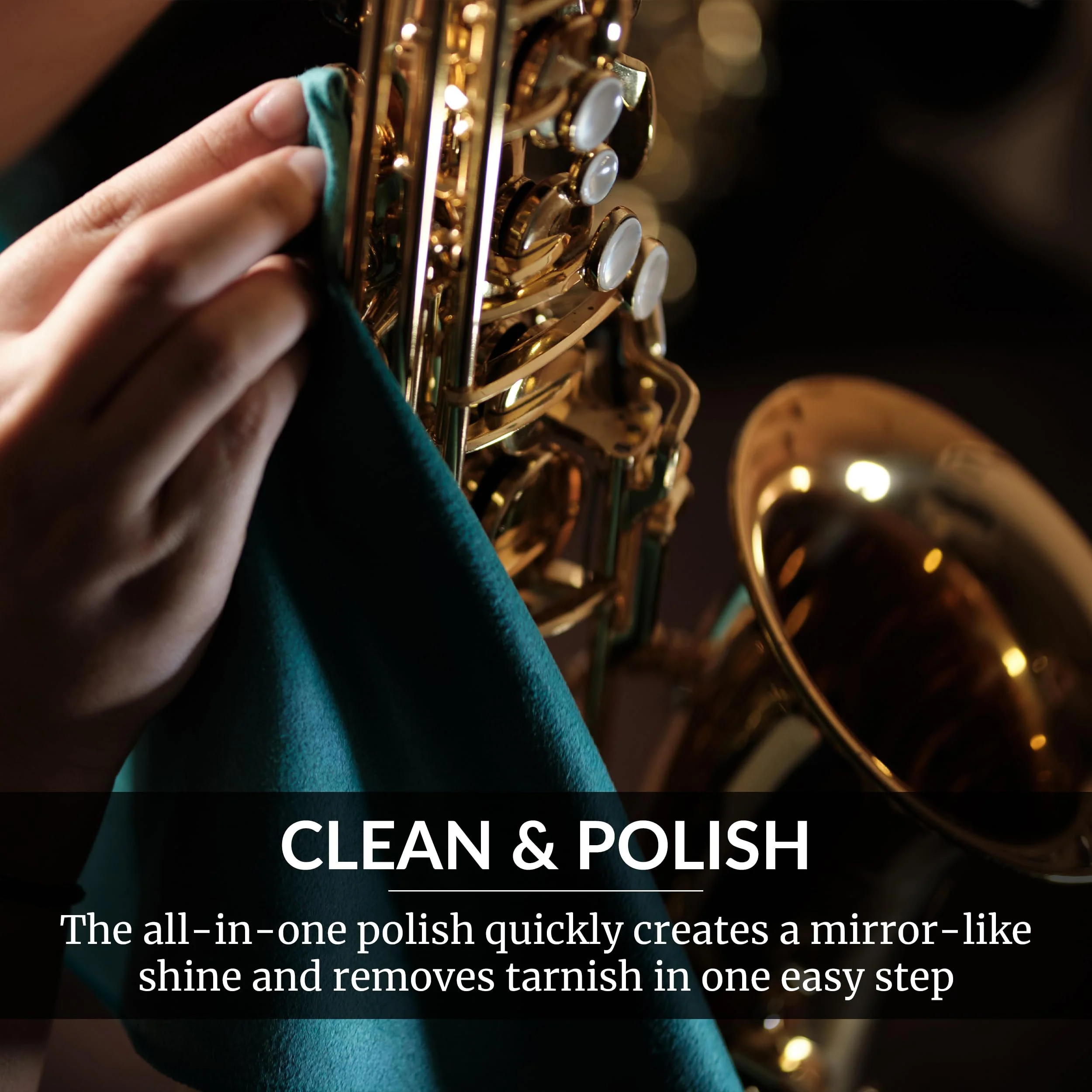 HOPE'S Brass Polish and Cleaner, Prevents Tarnish, Safe for Brass, Copper, Chrome, and Sterling Silver, Metal Polish for Cymbals, Trombone, Trumpet, and Other Instruments, 8 oz, Pack of 2 8 Fl Oz (Pack of 2) - Image 5