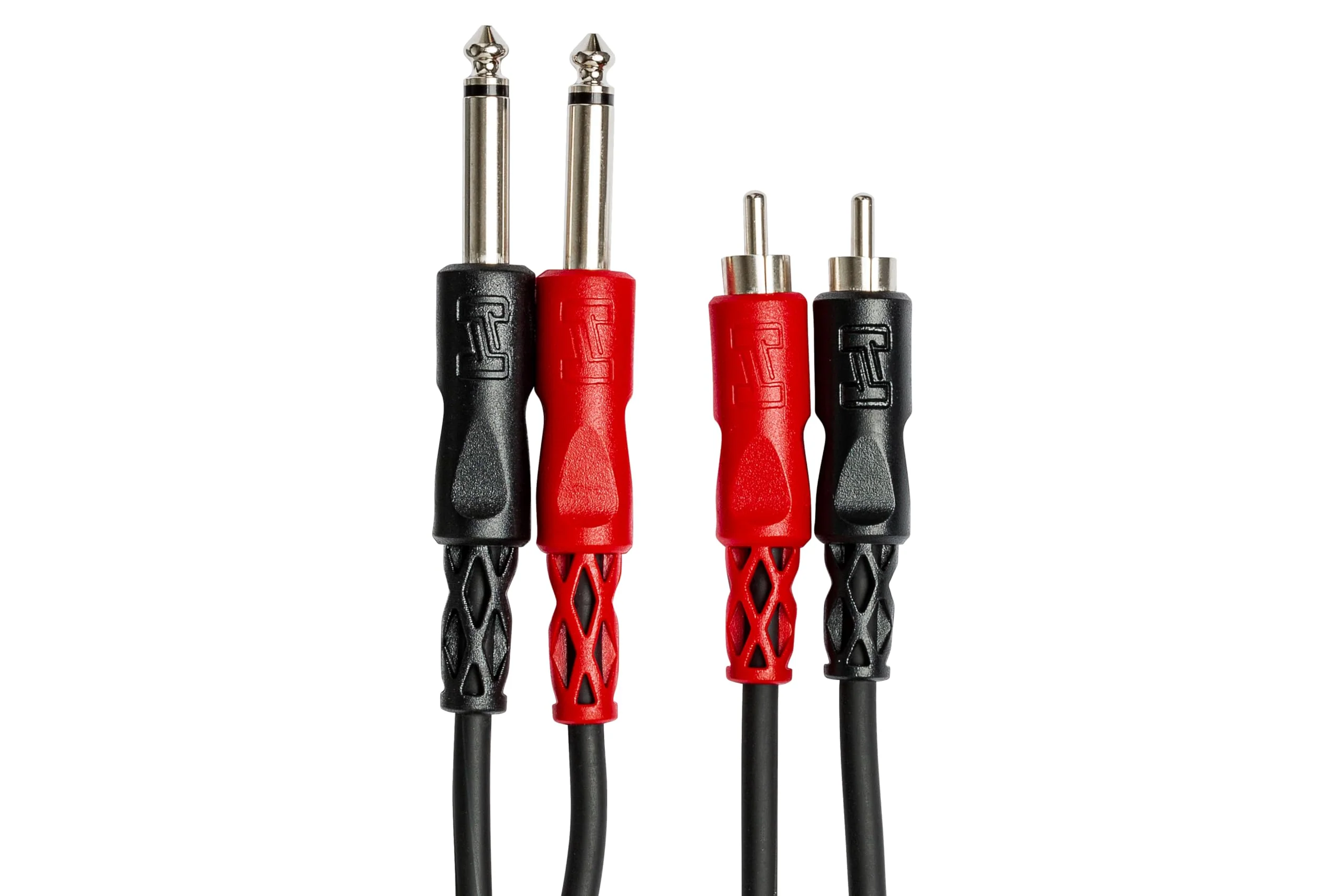 Hosa CPR-204 Stereo Interconnect, Dual 1/4 Inch TS to Dual RCA, 13 Feet 13.1 Feet Single - Image 3