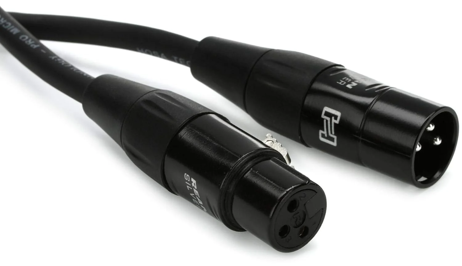 Hosa HMIC-050 REAN XLR3F to XLR3M Pro Microphone Cable, 50 Feet