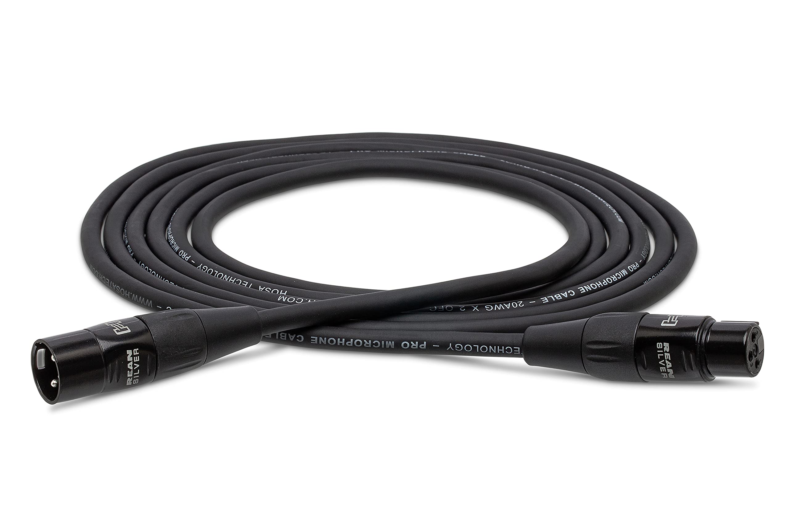 Hosa HMIC-050 REAN XLR3F to XLR3M Pro Microphone Cable, 50 Feet - Image 5