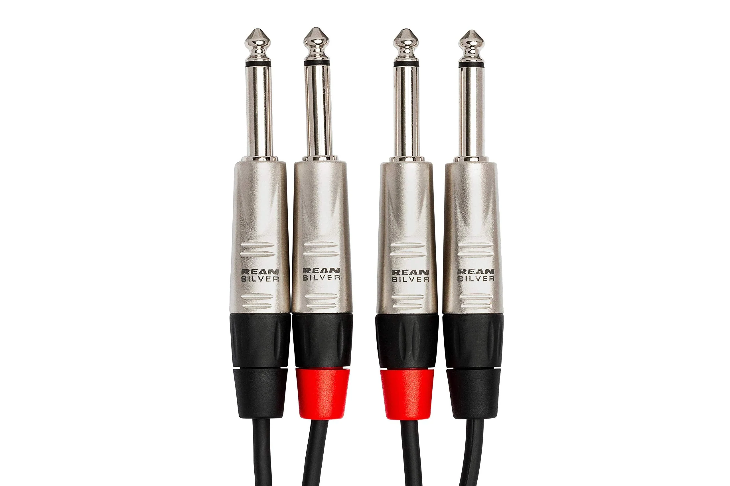 Hosa HPP-020X2 Pro Stereo Interconnect, Dual REAN 1/4" TS to Same, 20 Feet - Image 3