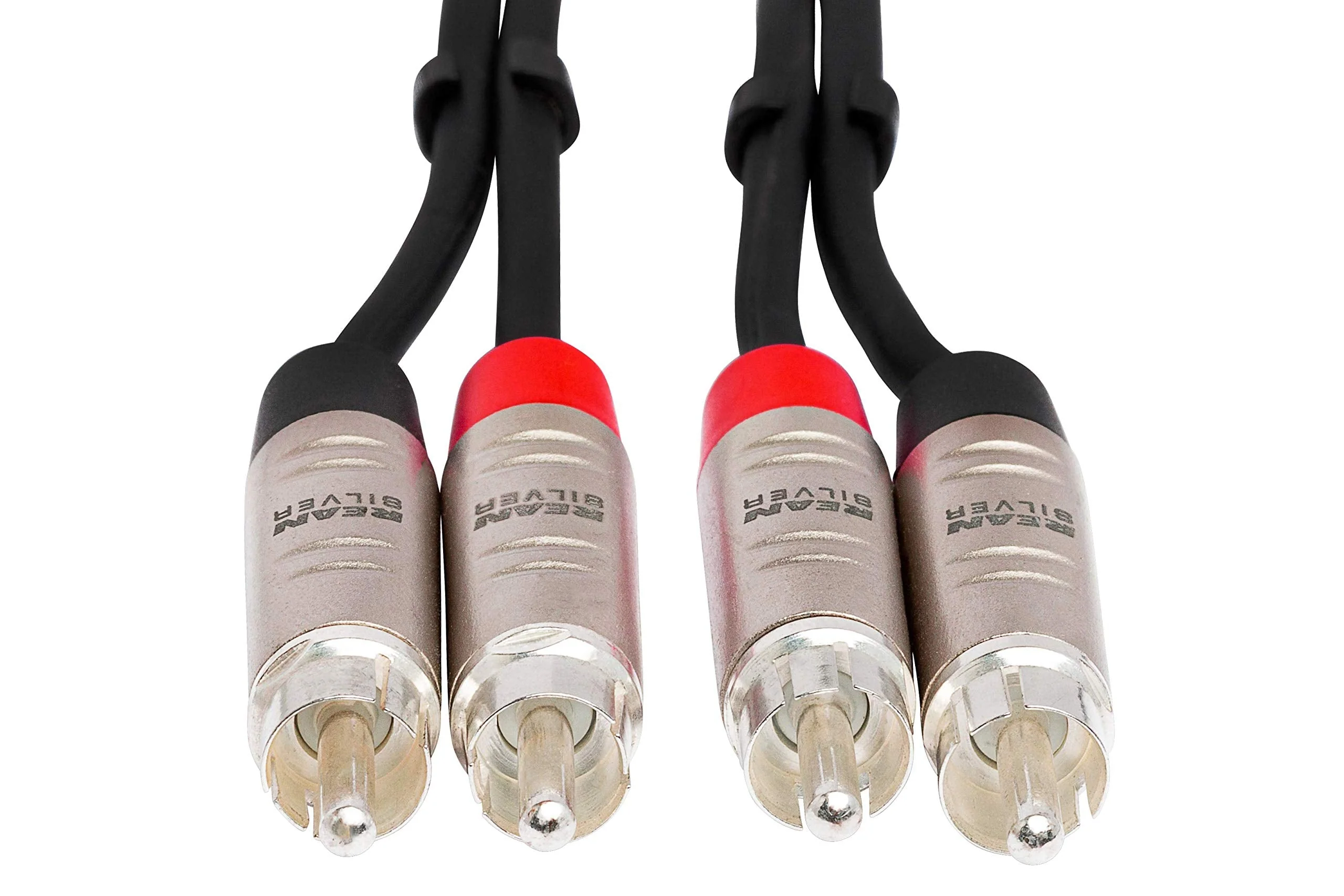 Hosa HRR-005X2 Pro Stereo Interconnect, Dual REAN RCA to Same, 5 Feet - Image 4