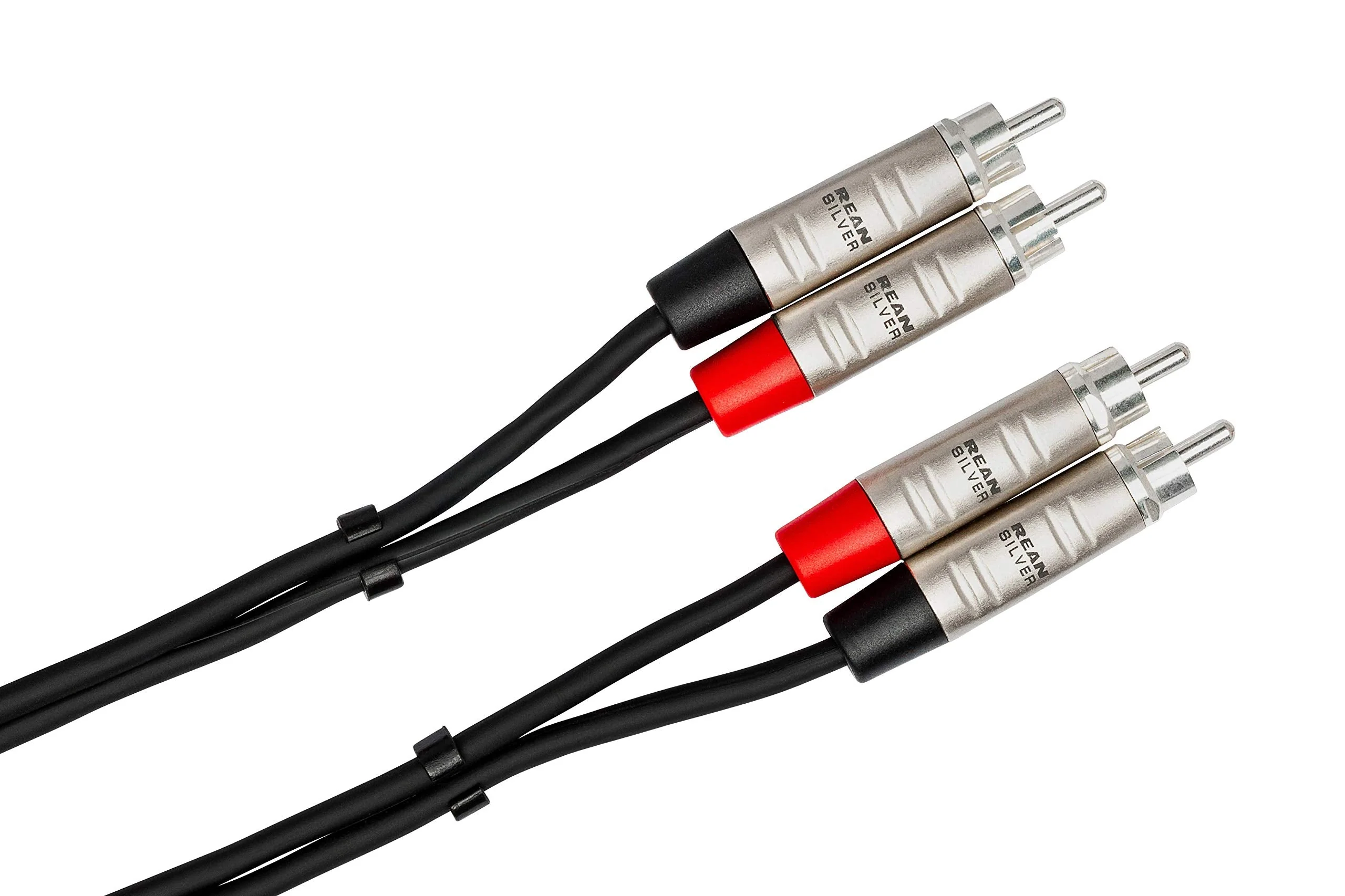 Hosa HRR-010X2 Pro Stereo Interconnect, Dual REAN RCA to Same, 10 Feet - Image 2