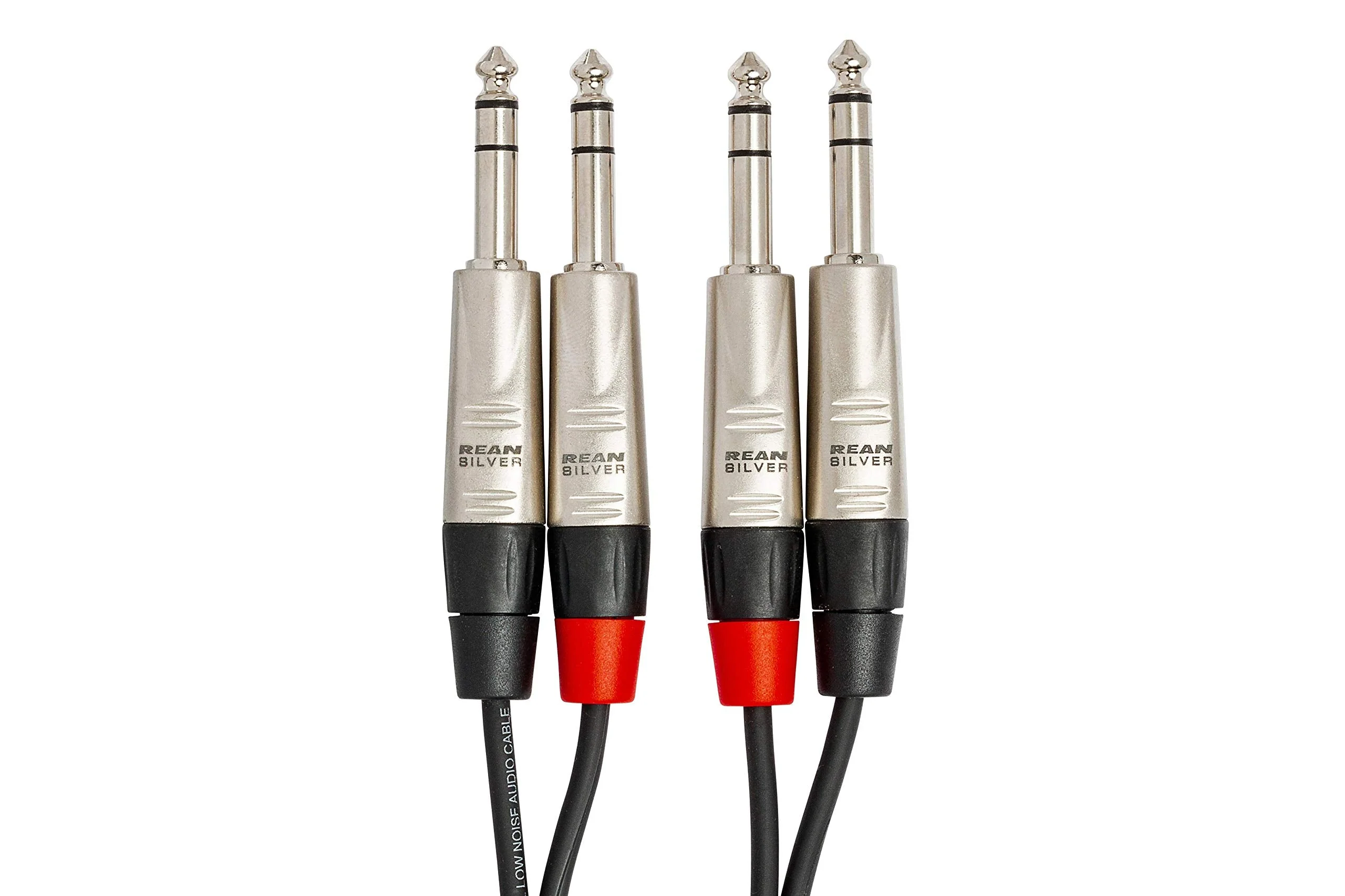 Hosa HSS-015X2 Pro Stereo Interconnect Cable - Dual REAN 1/4-inch TRS Male to Dual REAN 1/4-inch TRS Male - 15 foot - Image 3
