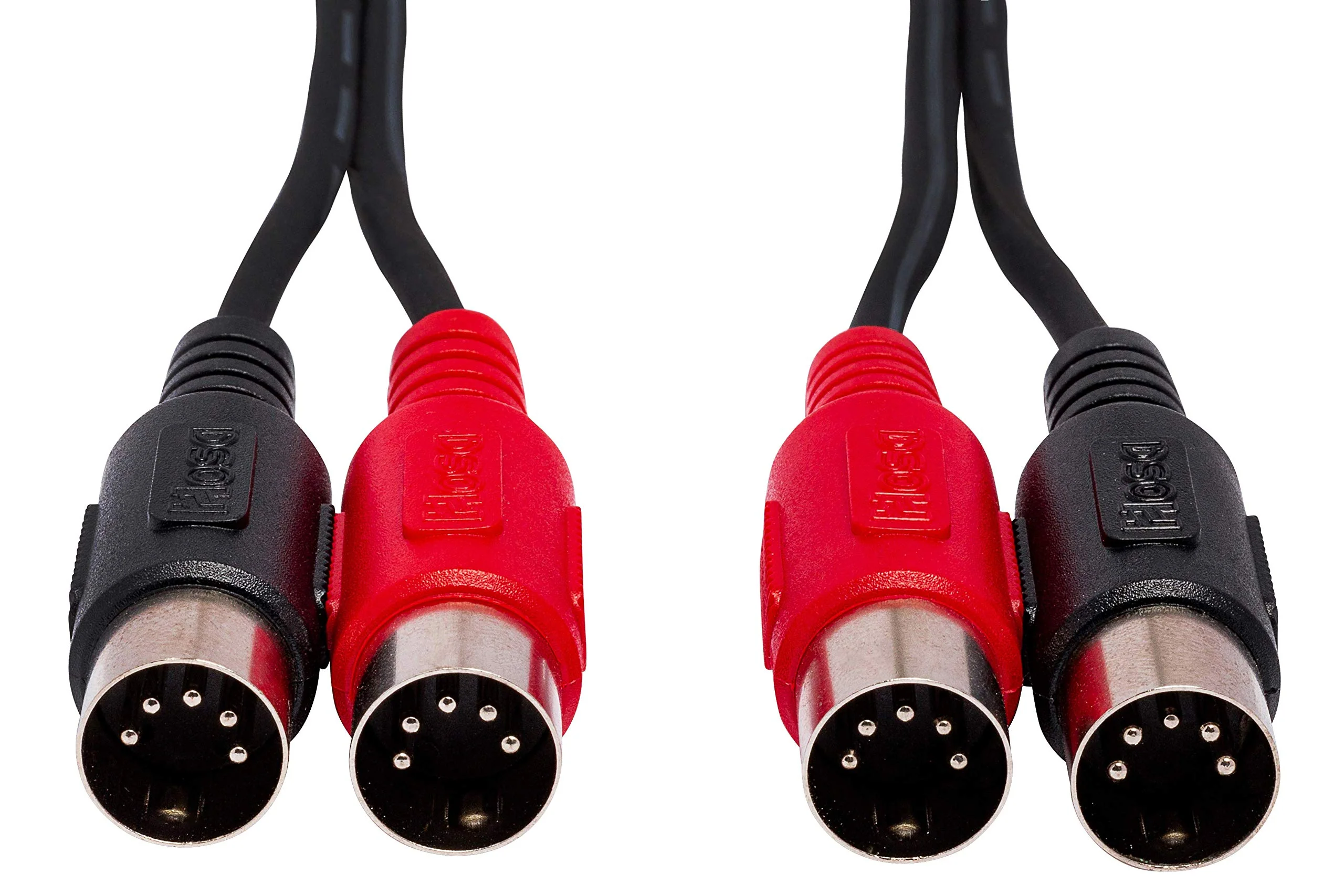 Hosa MID202 Dual MIDI Cable - 6.6 Feet, 2 Meter - Image 2