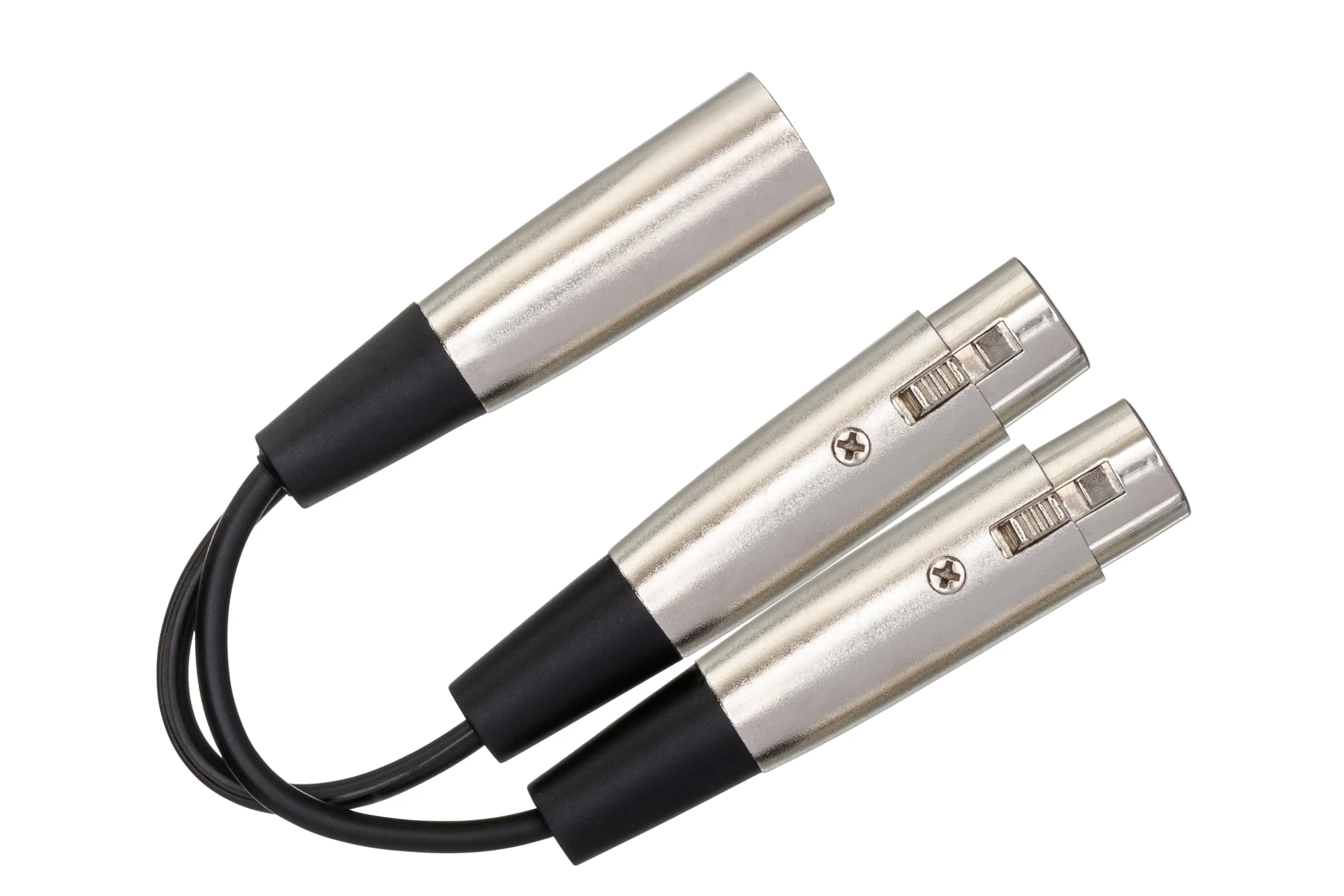 Hosa YXF-101.5 Y Cable, Dual XLR3F to XLR3M, 18 Inches - Image 2