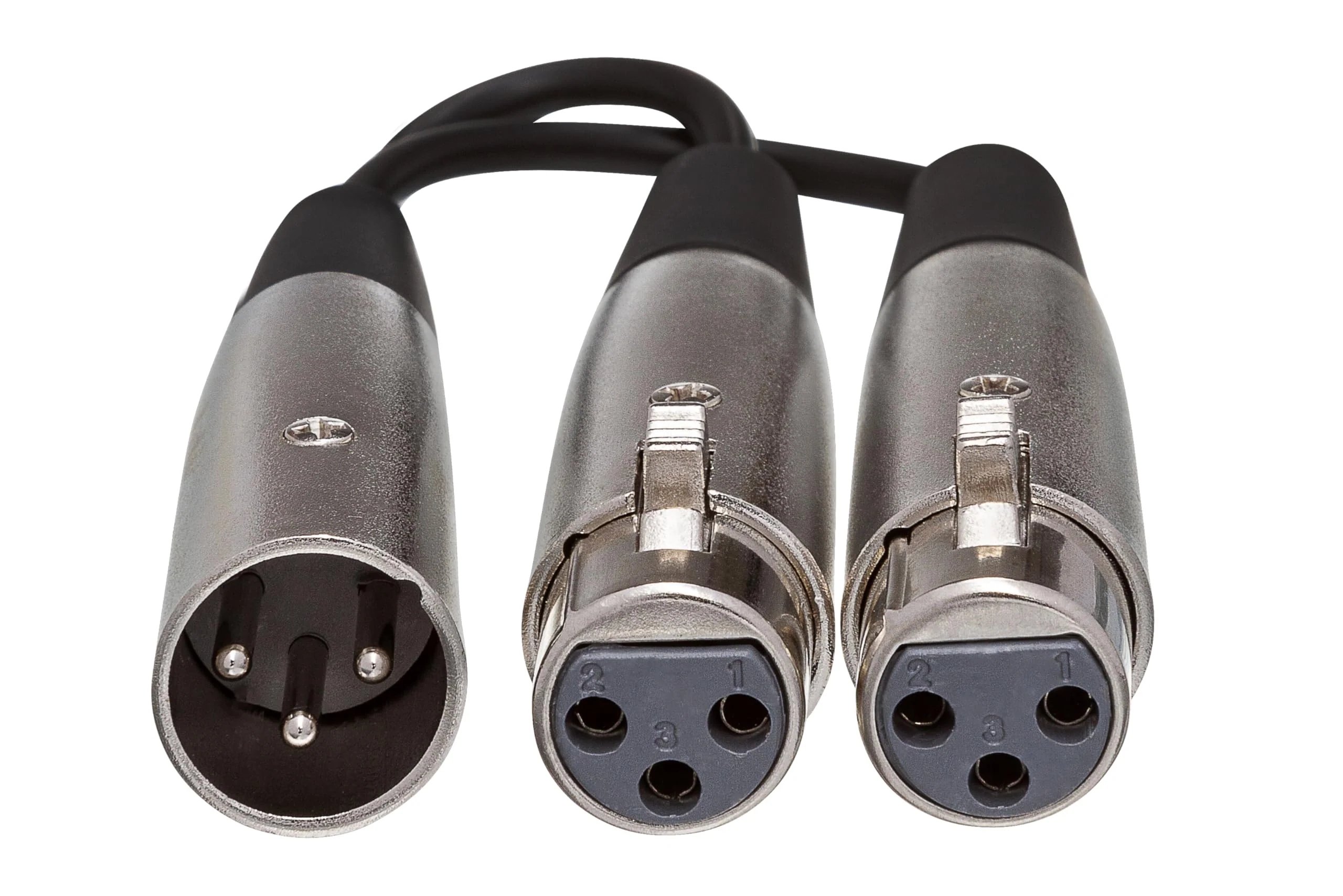 Hosa YXF-101.5 Y Cable, Dual XLR3F to XLR3M, 18 Inches - Image 3