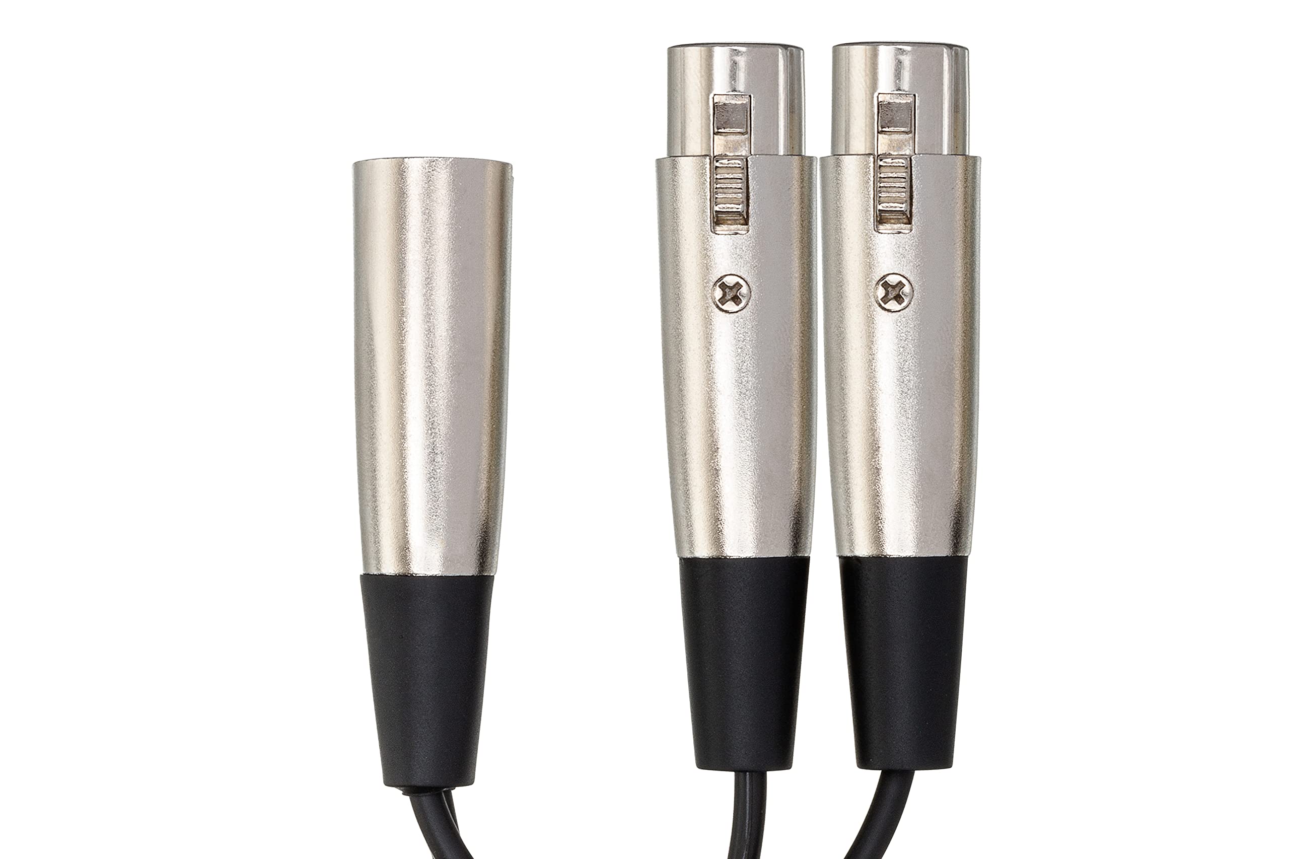 Hosa YXF-101.5 Y Cable, Dual XLR3F to XLR3M, 18 Inches - Image 4