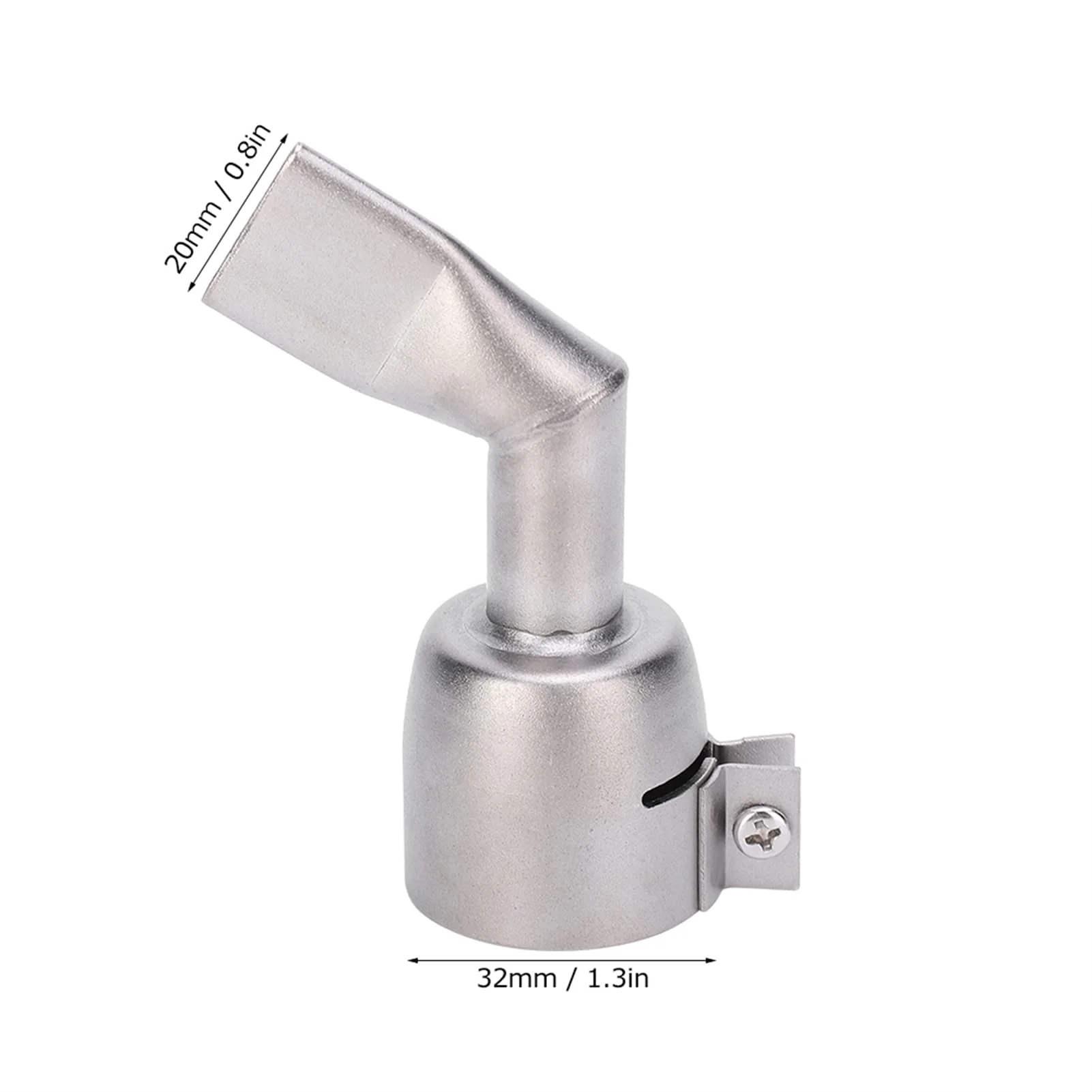 Hot Air Gun, Leister Nozzles, Welding Gun Nozzle 120 Pack of 2 Grade Leister Tools Boquilla Para Soldar Tpo Tips Puntas Heat Guns De 40 Milímetros Soldadora Hot Air Weld Plastic Welder Angled For - Image 5