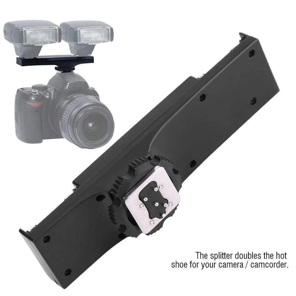 Hot Shoe Flash Light Bracket Compatible for 's, for 's I TTL and SLR Camera Camcorder.( for ) - Image 2