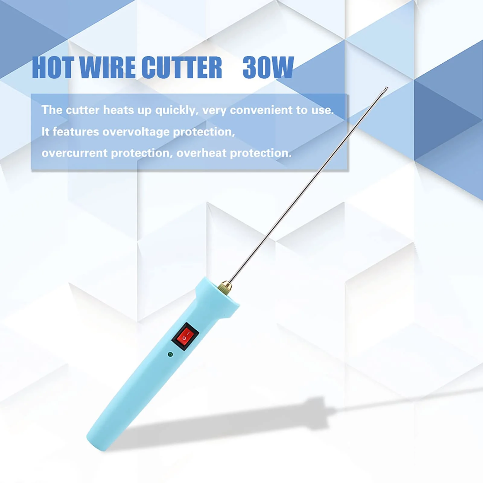 Hot Wire Cutter 30 W 30 cm Foam Polystyrene Cutting Device 30 mm Cutting Width for Model Making Craft Projects Plastic Cutting 110-250 V (EU Plug) EU-Stecker - Image 2