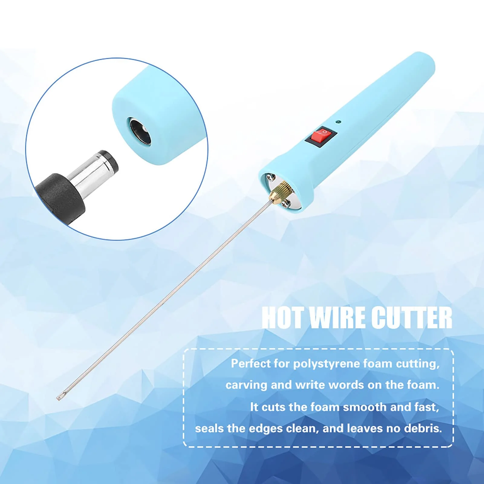 Hot Wire Cutter 30 W 30 cm Foam Polystyrene Cutting Device 30 mm Cutting Width for Model Making Craft Projects Plastic Cutting 110-250 V (EU Plug) EU-Stecker - Image 3