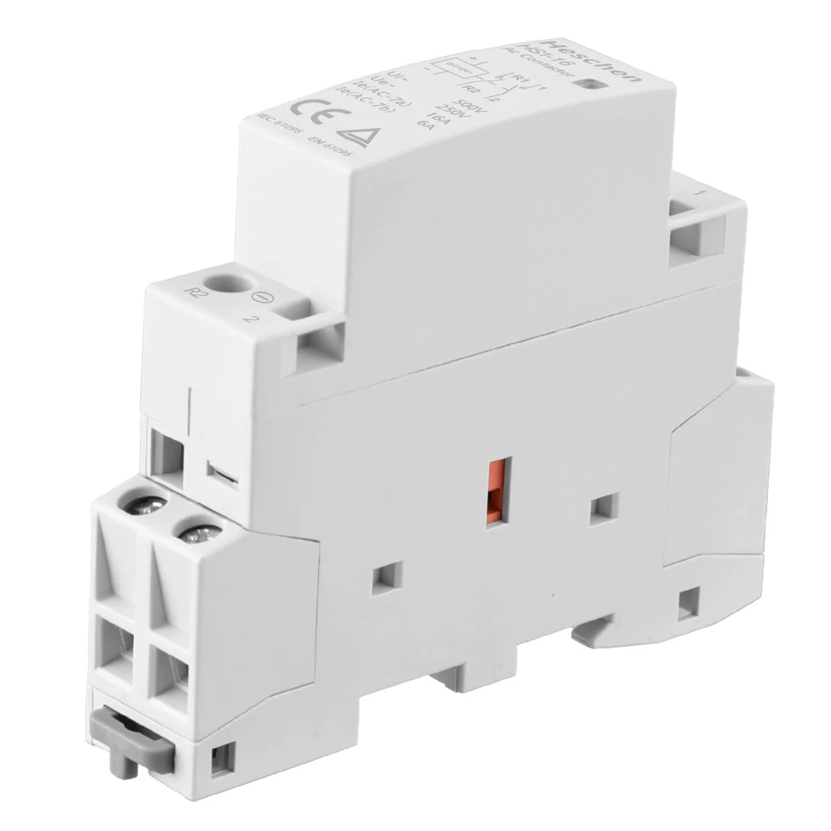 Household AC Contactor, HS1-16, Ie 16A, 2 Pole, 1NO 1NC, DC 12V Coil Voltage, 35mm DIN Rail Mount - Image 5