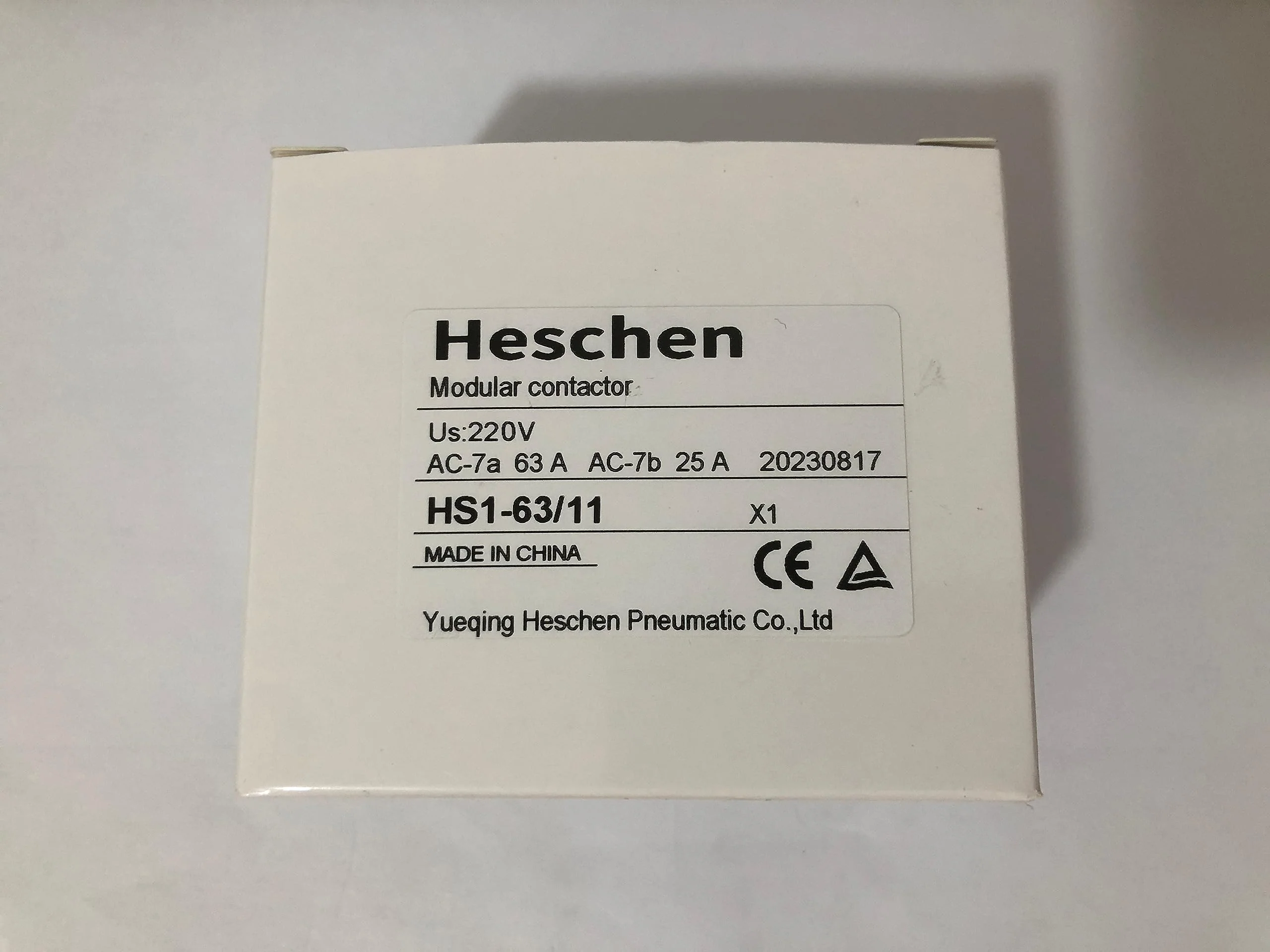 Household AC Contactor, HS1-63, 2 Pole 1NO 1NC, AC 220V/240V Coil Voltage, 35mm DIN Rail Mount - Image 6