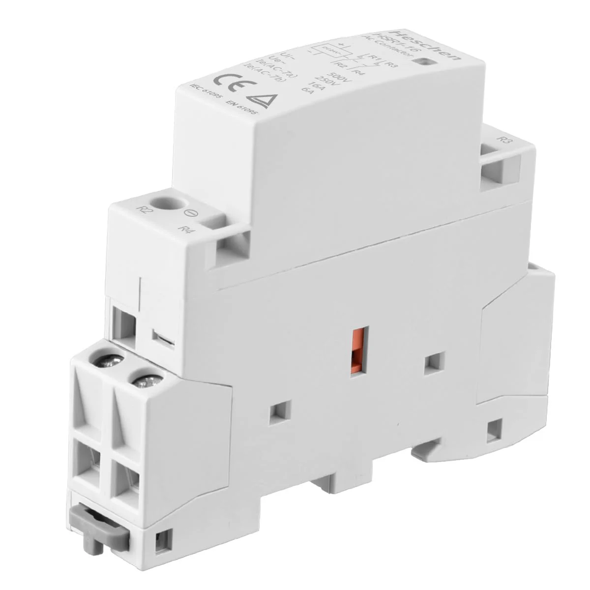 Household AC Contactor, HSR1-16, Ie 16A, 2 Pole, 2NC, DC 24V Coil Voltage, 35mm DIN Rail Mount - Image 2