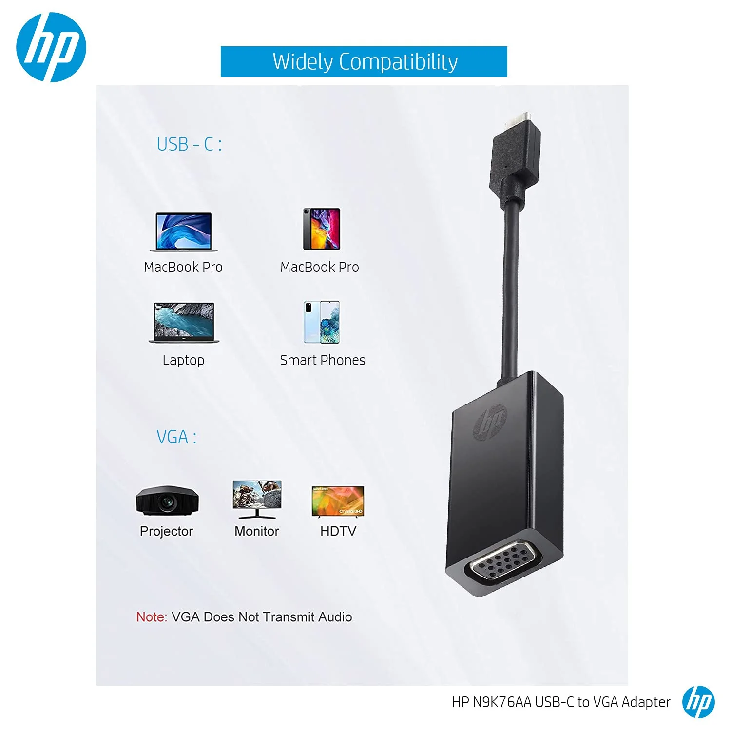 HP USB-C to VGA Adapter - Image 5