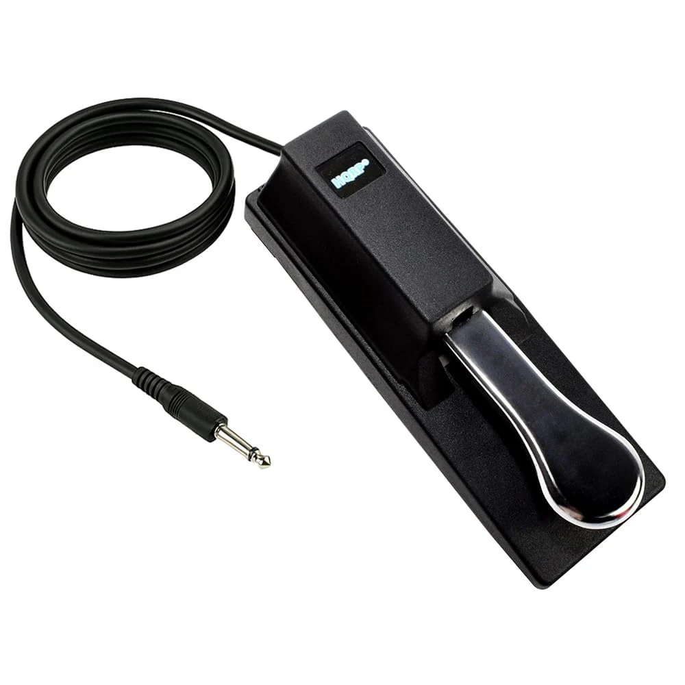 HQRP Sustain Pedal Piano Style compatible with Williams Allegro/Legato/Encore/Etude Mk2 Keyboard Footswitch, Damper Pedal