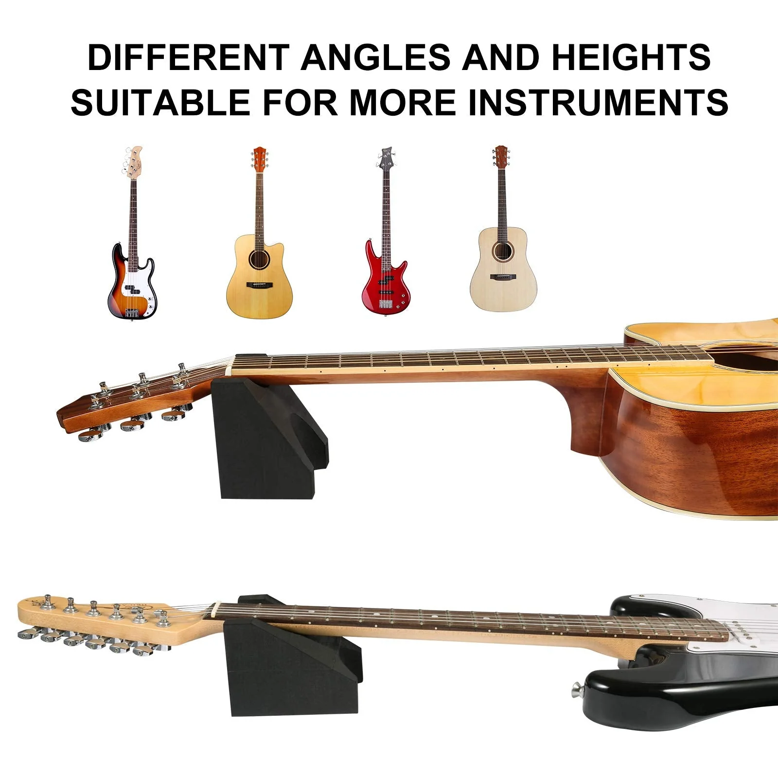 Hricane Guitar Work Mat Kit+Two Heights Guitar Neck Support Rest+Guitar String Winder and Cutter Tool - Guitar Workstation Repair Maintenance of String Instruments - Image 3