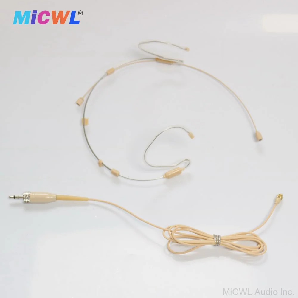 HSP6000 Foldable Headset HeadMic Microphone for Sennheiser G2 G3 G4 BeltPack Wireless 3.5mm Stereo Lock Detachable Dual Ear Hook - Image 5