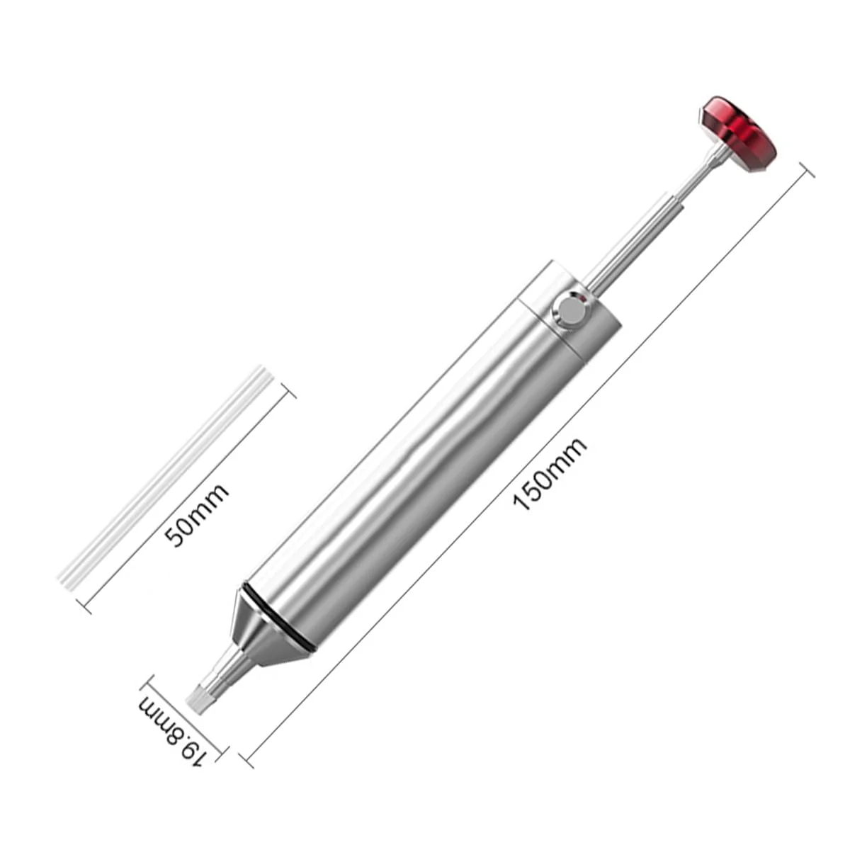 Hsthe Sea All Metal Vacuum Soldering Suction Desoldering Pump, High Suction Power, High Temperature Resistance, Perfect Desoldering Tool for Soldering Removal - Image 7