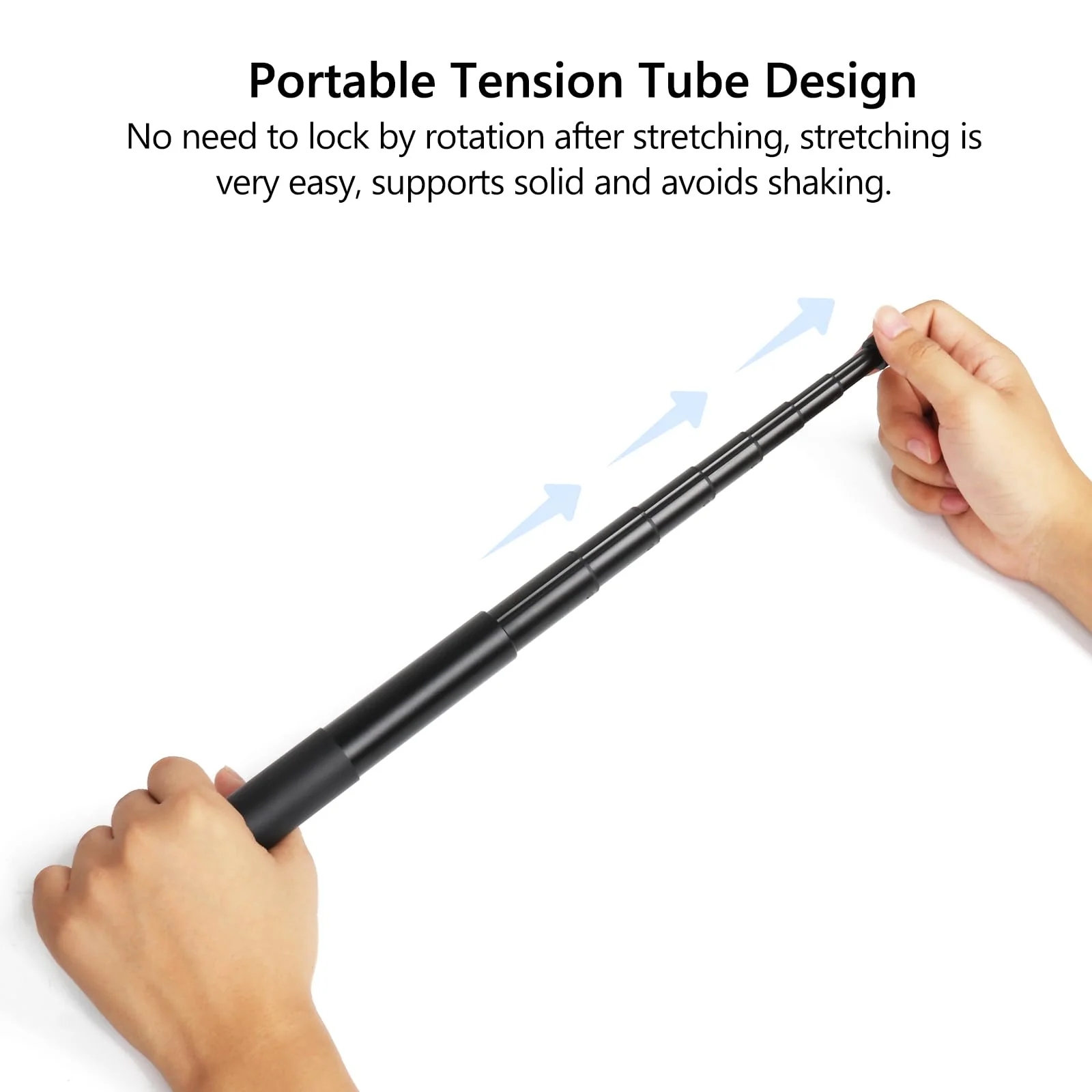 HSU 59”/150cm Invisible Selfie Stick for Insta360, Extension Monopod Pole for Insta360 X4, X3, X2, X, Insta 360 ONE R, RS, GoPro, DJI Action Camera - Image 5