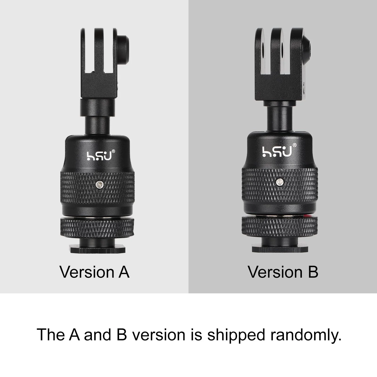 HSU Cold Shoe Mount Adapter, Aluminum 1/4”-20 Screw Hole 360° Rotation Camera Tripod Mount for GoPro Hero 13/12/11/10/9/8/7/DJI Osmo Action, Applicable for Tripod Selfie Stick and DSLR Camera Flash - Image 8