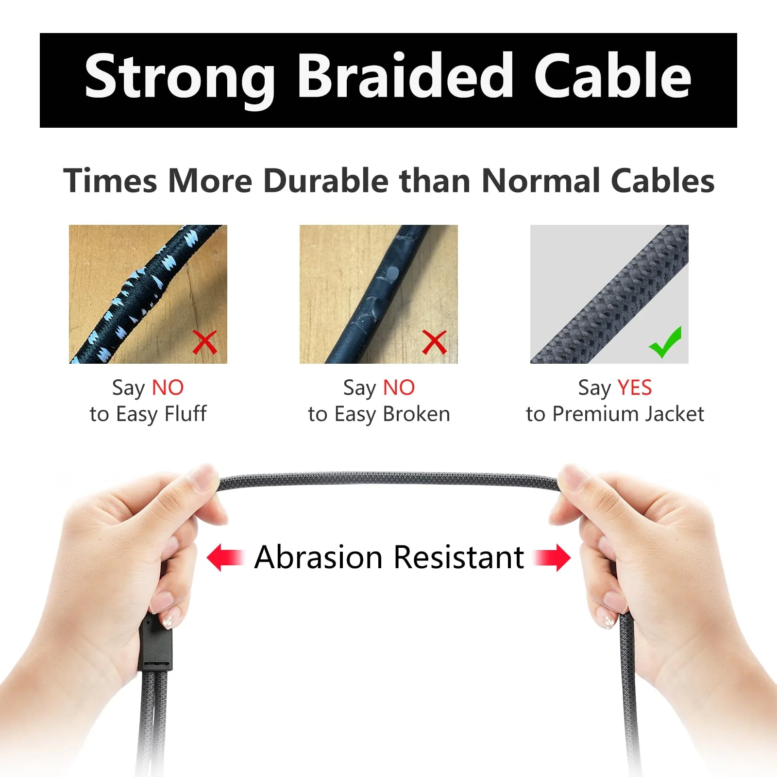 HUALUE 3.3Feet Stereo Dual XLR Female to USB C,Smartphone USB C Microphone Cable，Dual Channel Stereo Input USB C to XLR Female for iPhone 15 ipad Dynamic Microphone Laptop 3.3FT - Image 4