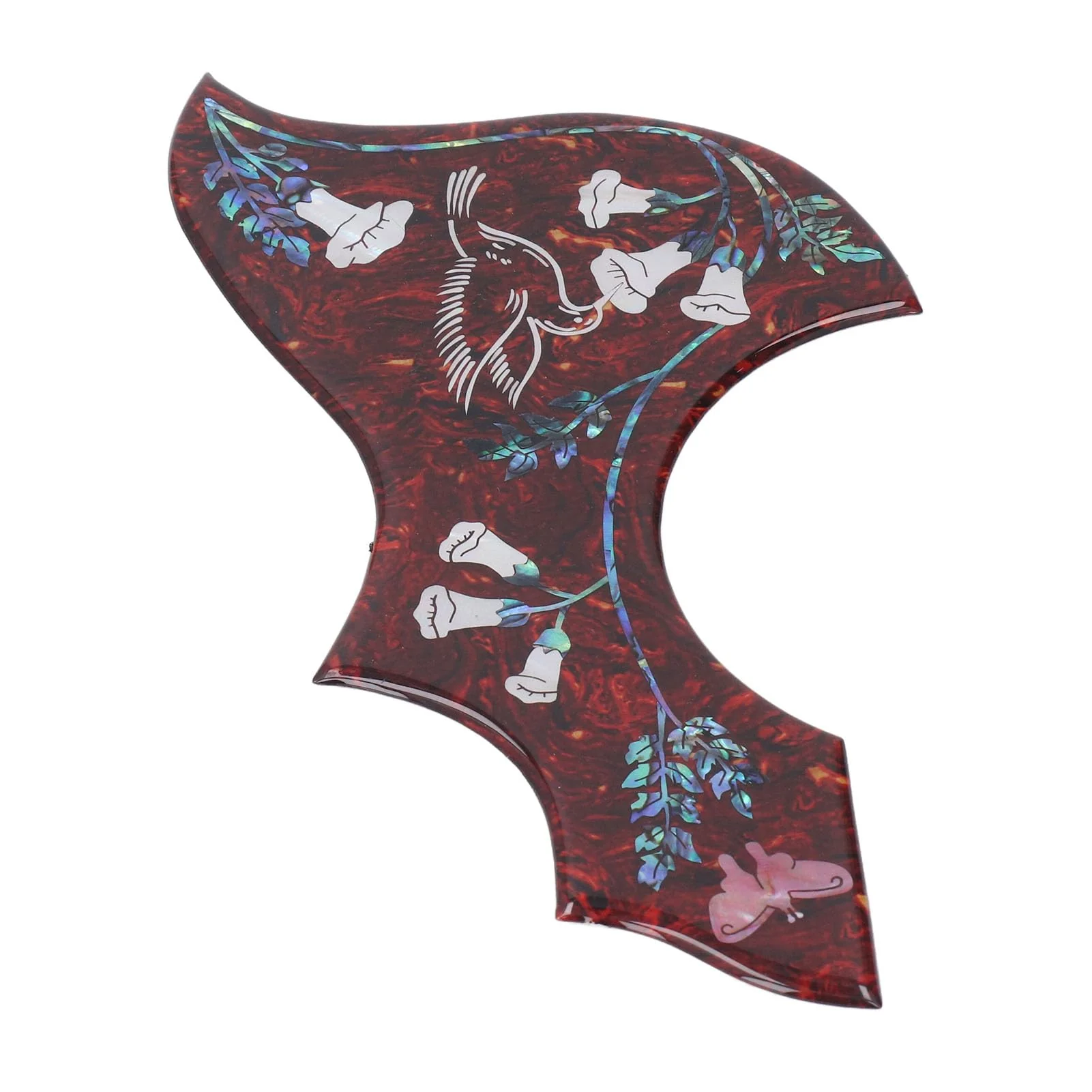Hummingbird Acoustic Guitar Pickguard, Self Adhesive, Anti Scratch Guitar Plate, 2mm Thick, Guitar Pick Guard for Standard Size Guitars - Image 7