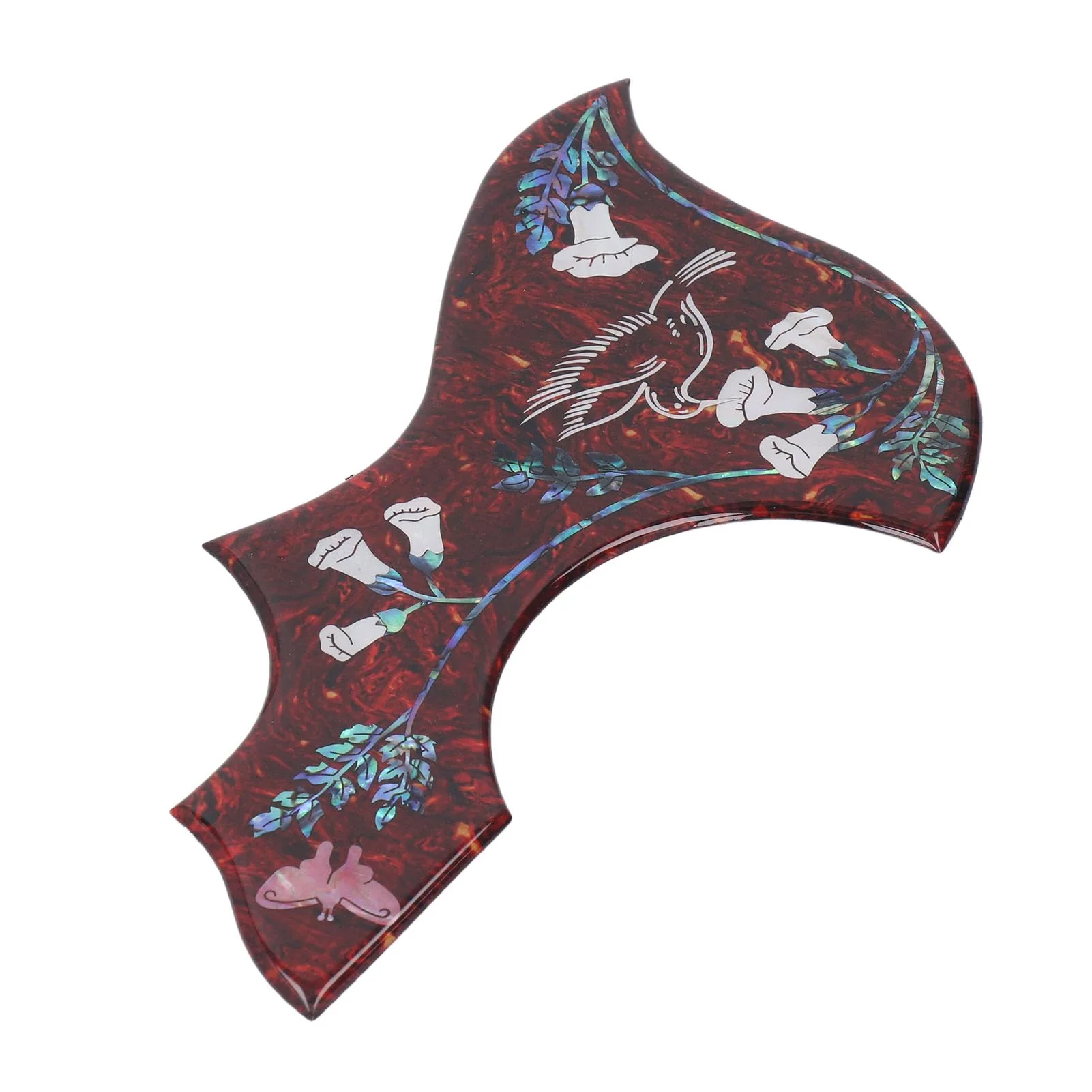 Hummingbird Acoustic Guitar Pickguard, Self Adhesive, Anti Scratch Guitar Plate, 2mm Thick, Guitar Pick Guard for Standard Size Guitars - Image 8