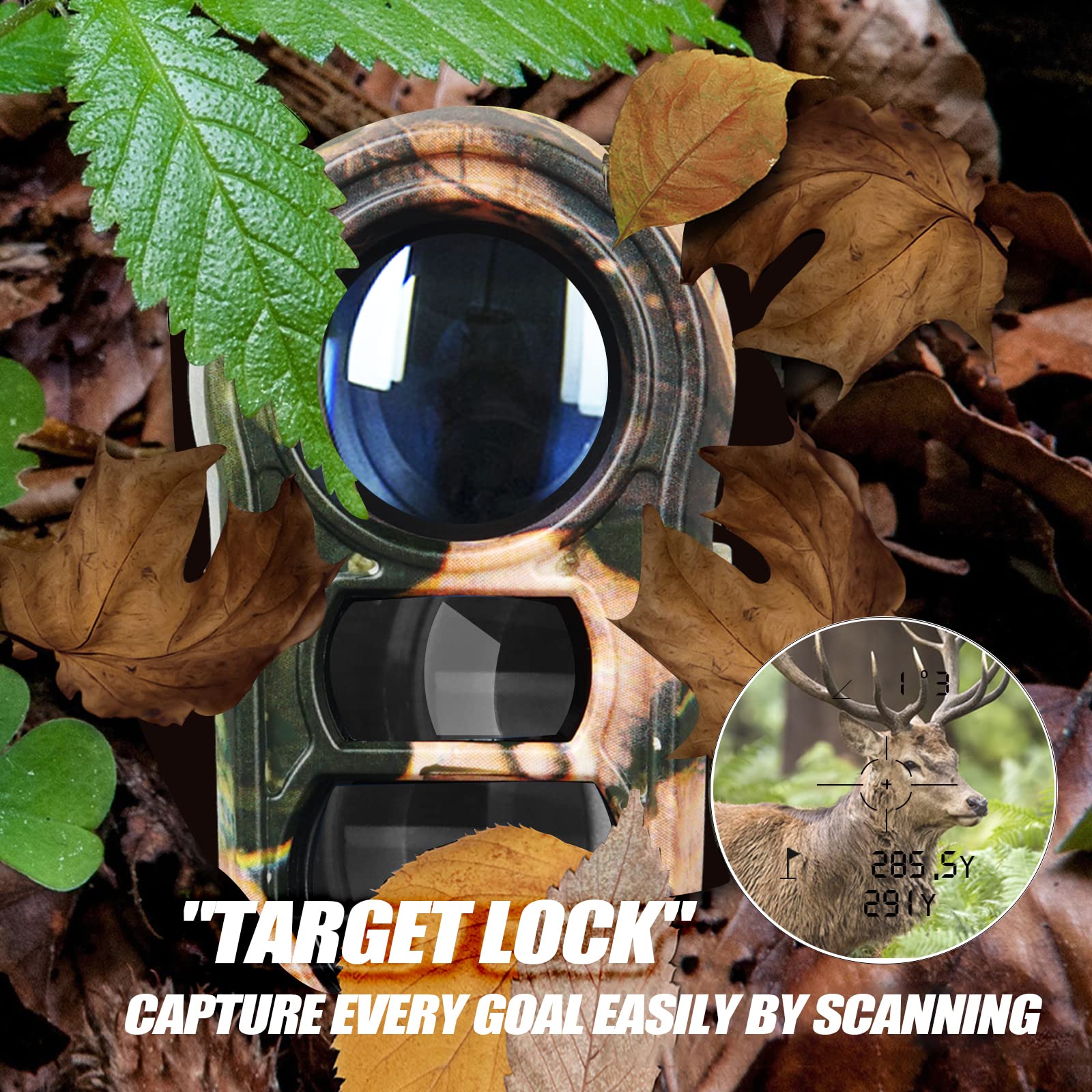 Hunting Laser Rangefinder with Rechargeable Battery 1000 Yards Hunting Range Finder with Target Acquisition Technology Easy-to-Use Clear Accurate Rangefinders for Hunters 1000Y Camo New - Image 6