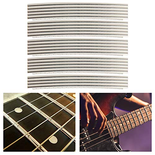 HURRISE Guitar Fret Wires 2.7mm 24 Frets Stainless Steel Fretwire Compatible with Electric Guitar Bass Guitar Fingerboard Replacement - Image 2