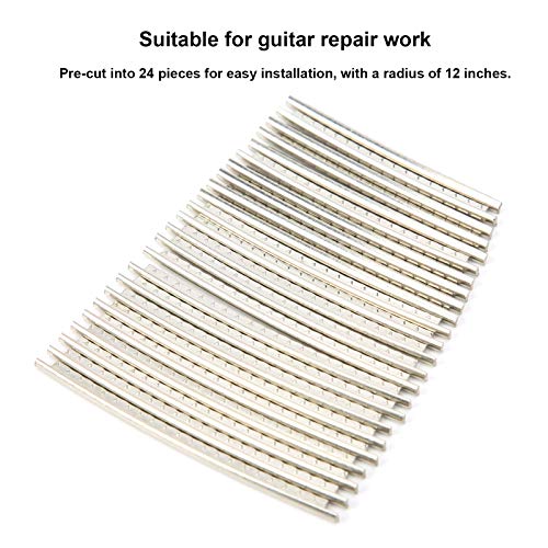HURRISE Guitar Fret Wires 2.7mm 24 Frets Stainless Steel Fretwire Compatible with Electric Guitar Bass Guitar Fingerboard Replacement - Image 5