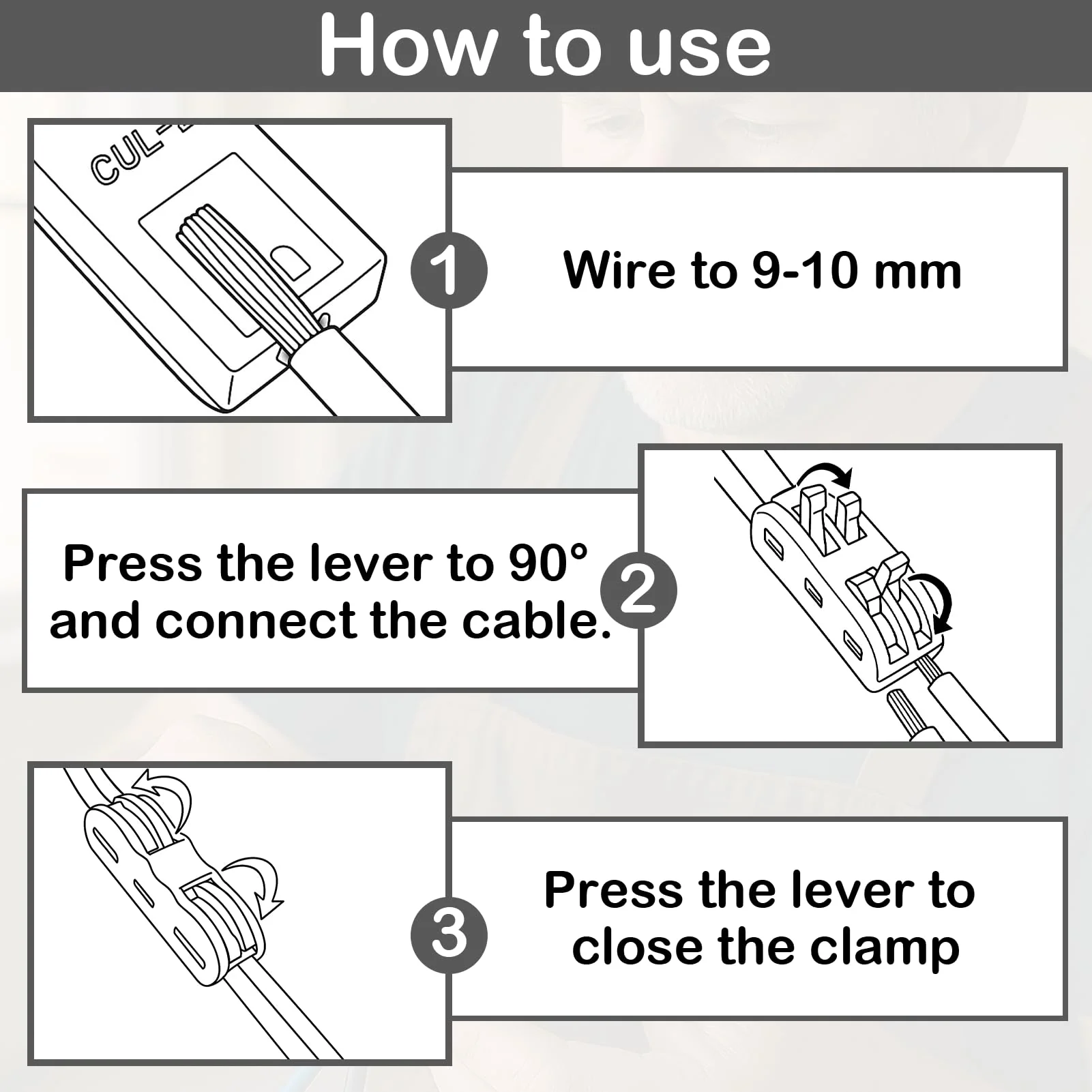 Huybaa Plug connector 2 pin, SPL-2 lustre terminal, 16 pieces connector, lustre terminals pluggable, can be freely combined. - Image 4