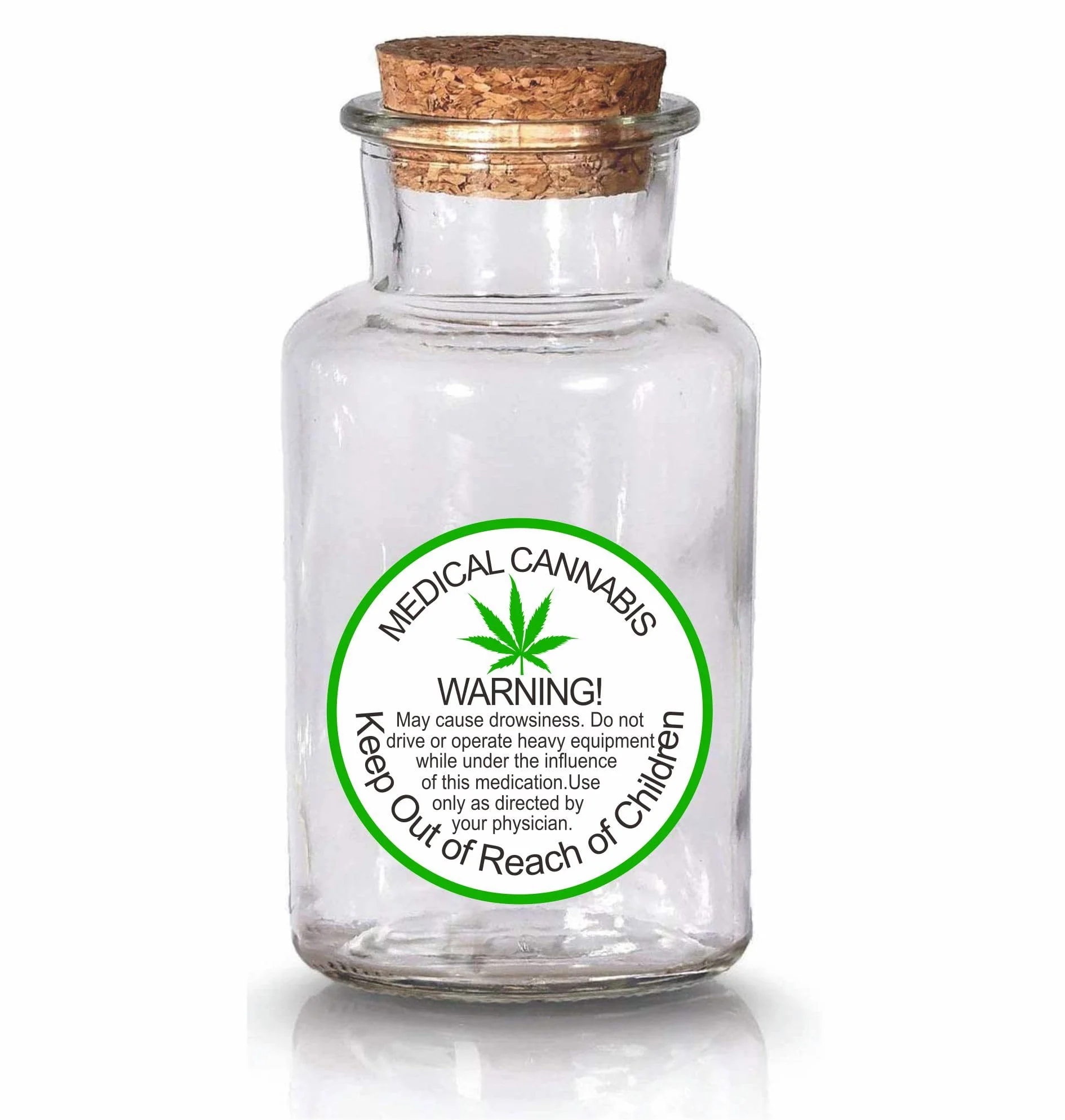 Hylabelest 38mm General Medical Cannabis Warning Labels Keep Out of Reach of Children Round Stickers - Image 6